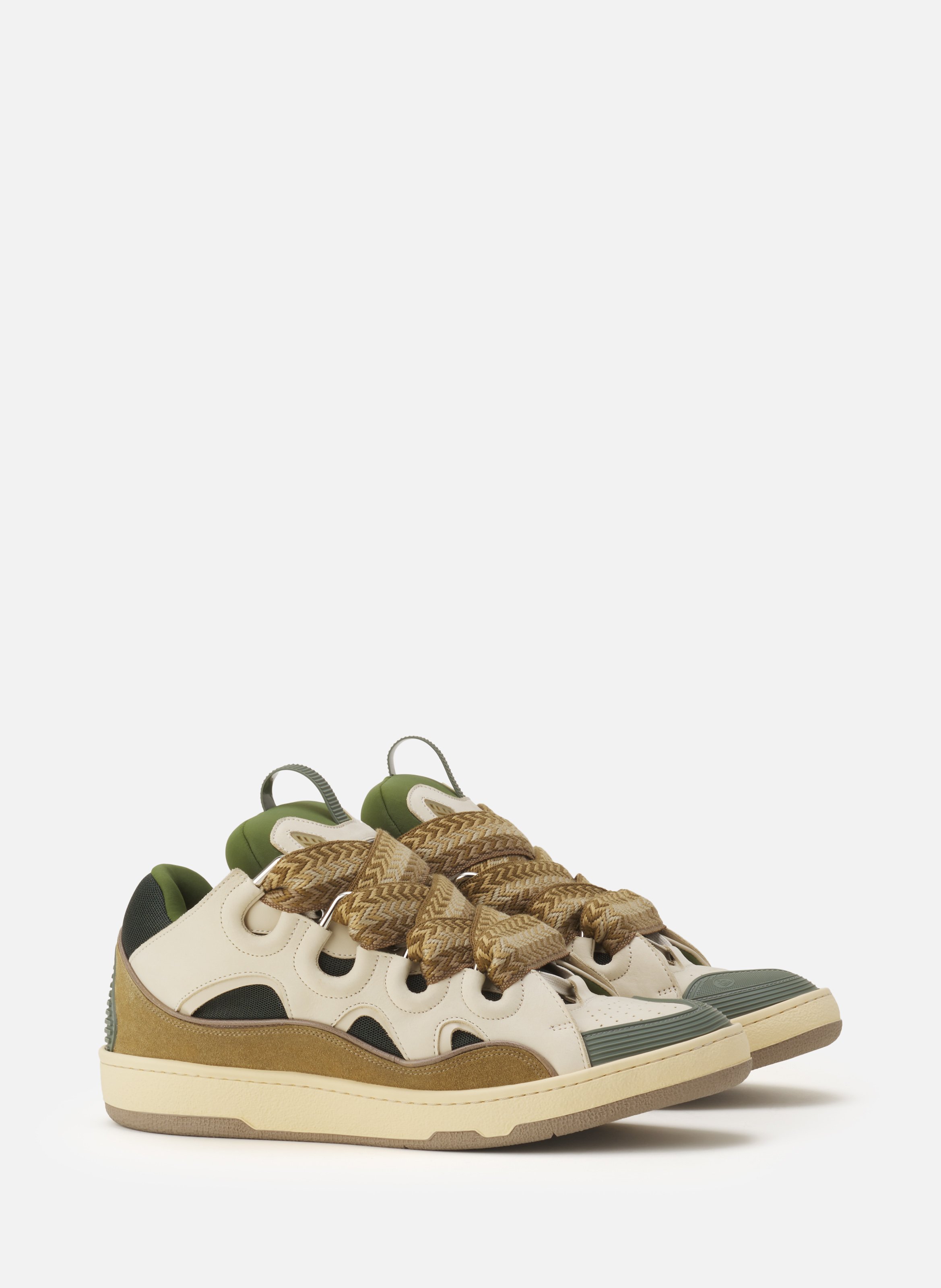Sneakers curb en cuir LANVIN Blanc
