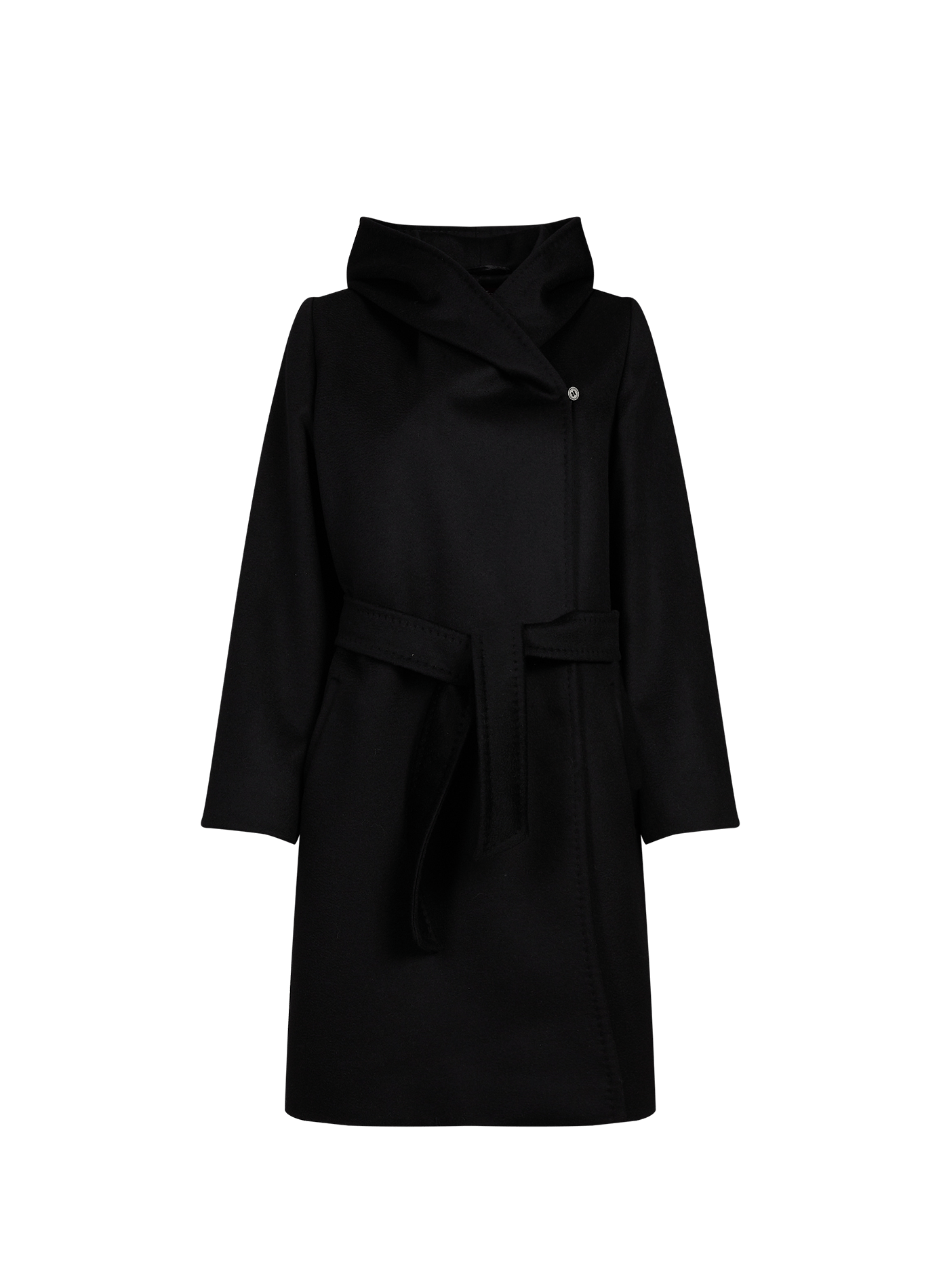 Jas NEWMANG van wol MAX MARA STUDIO Zwart