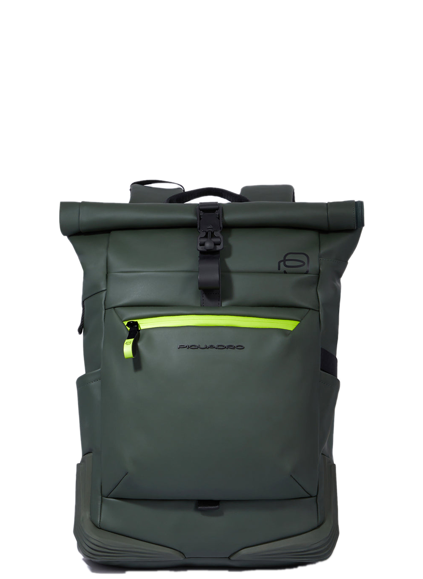 Sac à dos roll-top déperlant pour ordinateur 15,6" PIQUADRO Vert