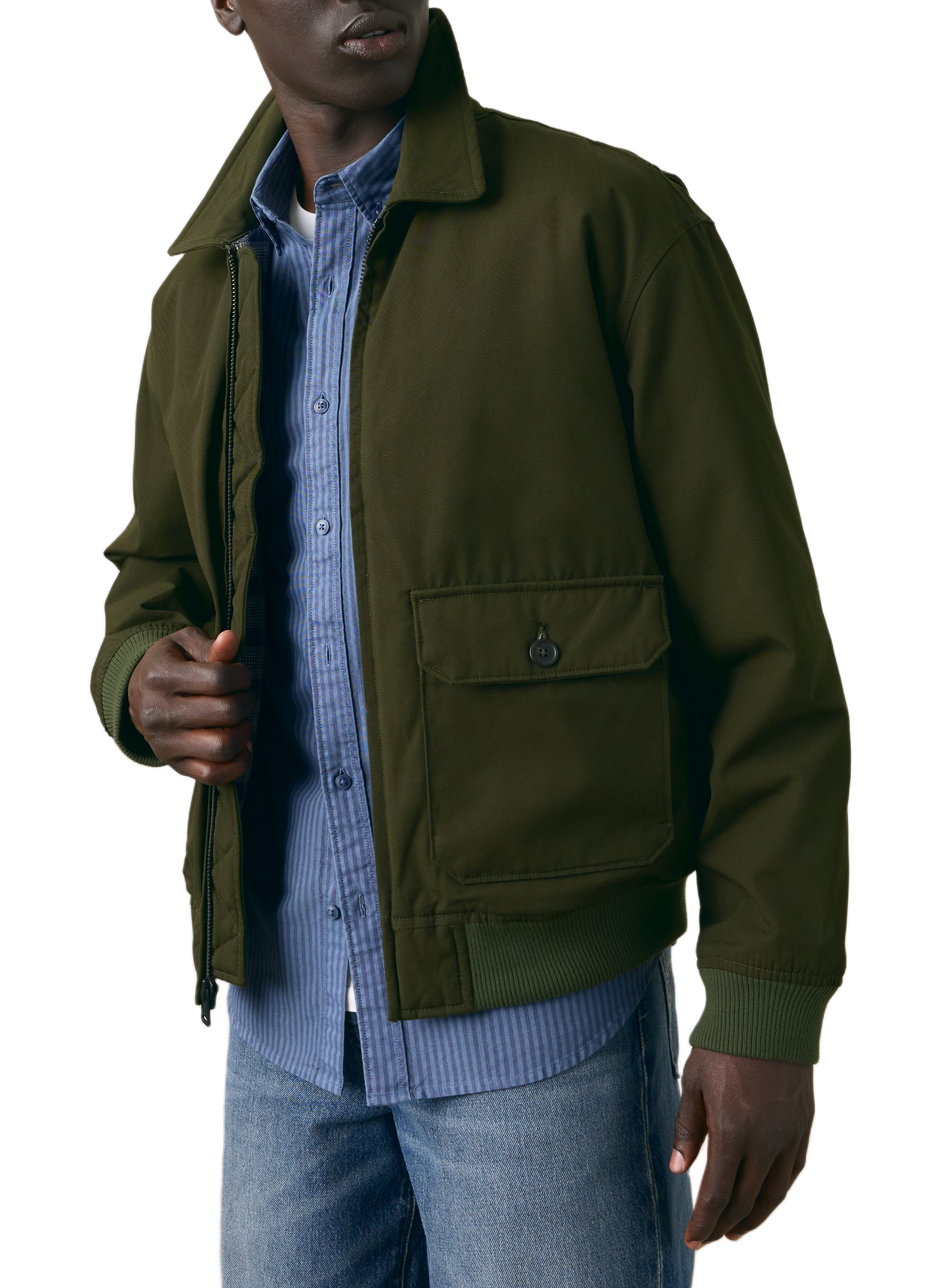 Jacke mit klassischem Baumwollkragen LEVI'S Grun