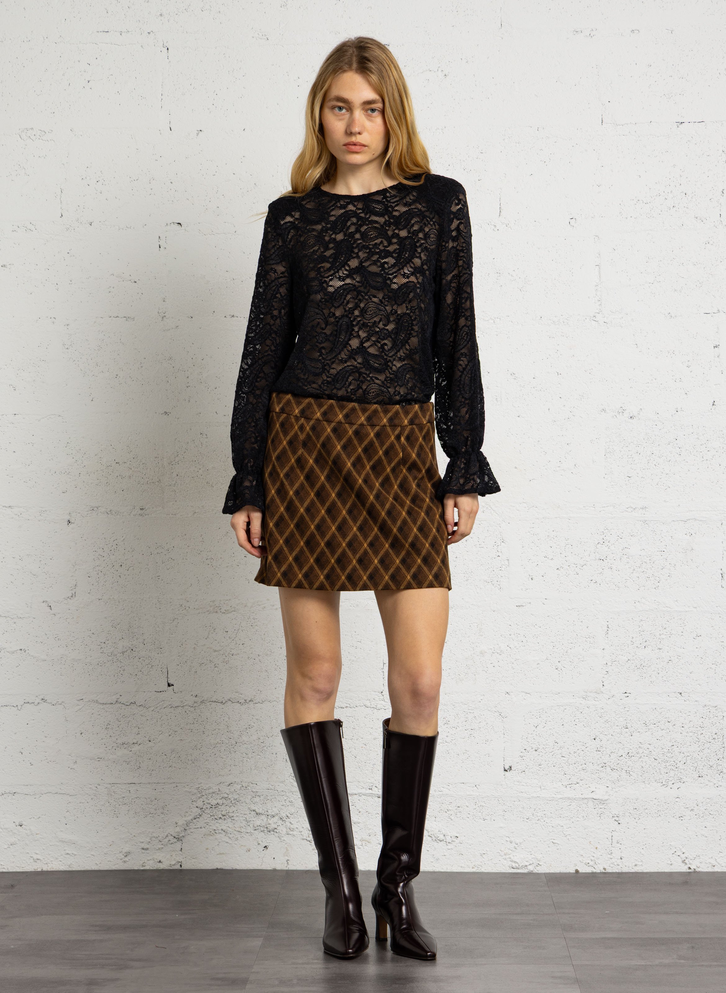 Bottes en cuir coline BOBBIES Violet