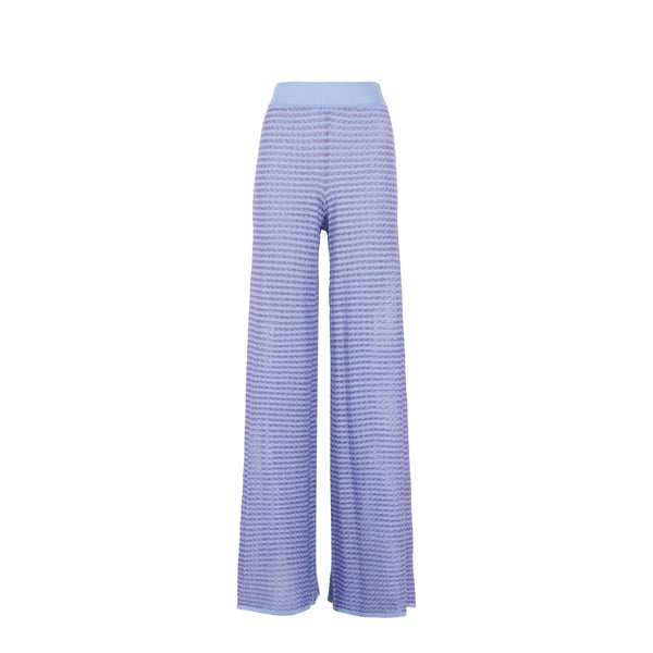 Pantalon fluide à fils métallisés