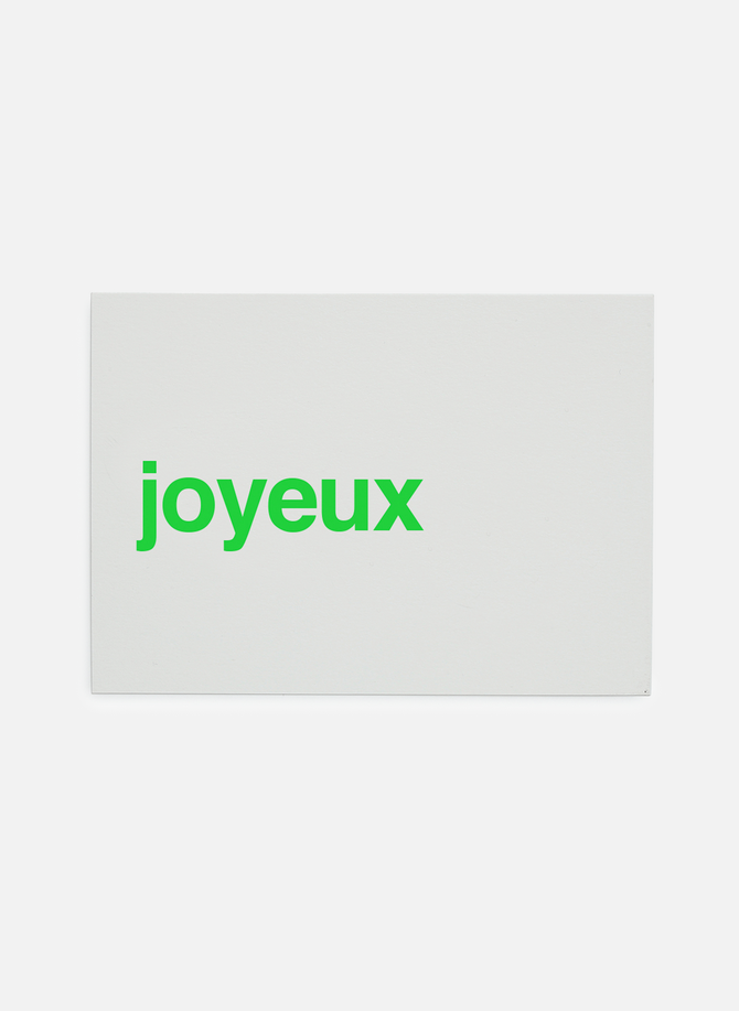 Joyeux (joyful) postcard SUPEREDITIONS