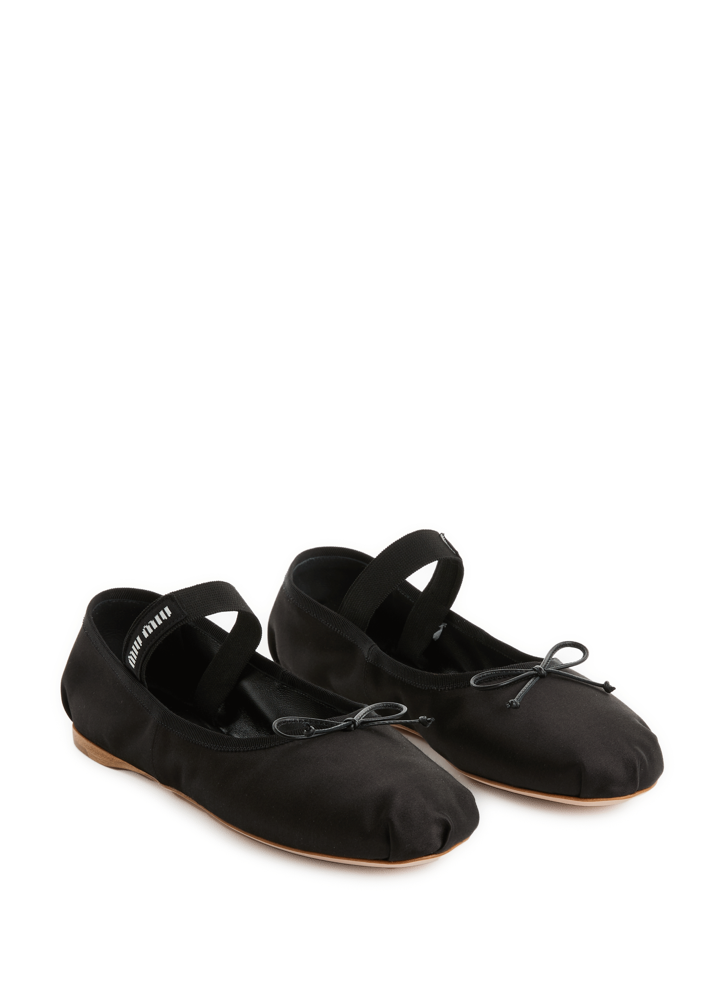 Ballerine en soie mélangé