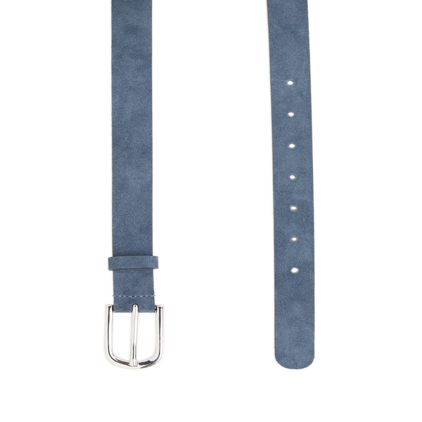 Saison 1865 Leather Belt In Grey