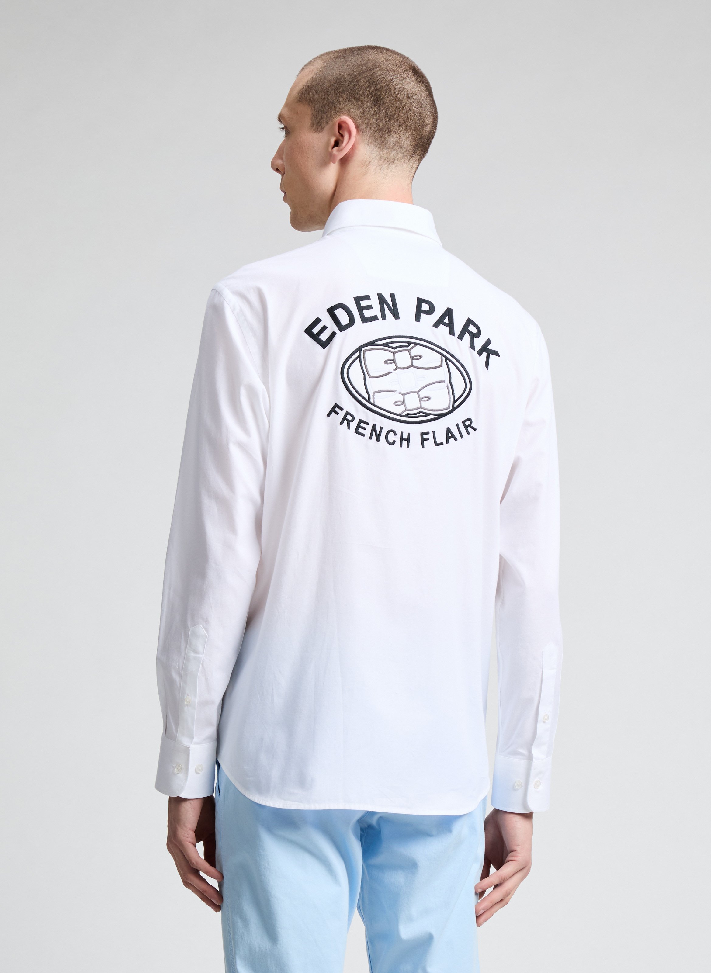 Chemise en coton EDEN PARK Blanc