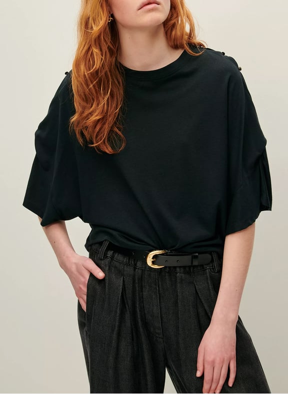 Tee-shirt oversize summer night Noir by SESSUN SESSUN Tee-shirt oversize summer night Noir