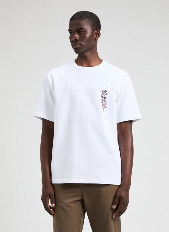 T-shirt en coton Blanc by SAMSOE SAMSOE SAMSOE SAMSOE T-shirt en coton Blanc