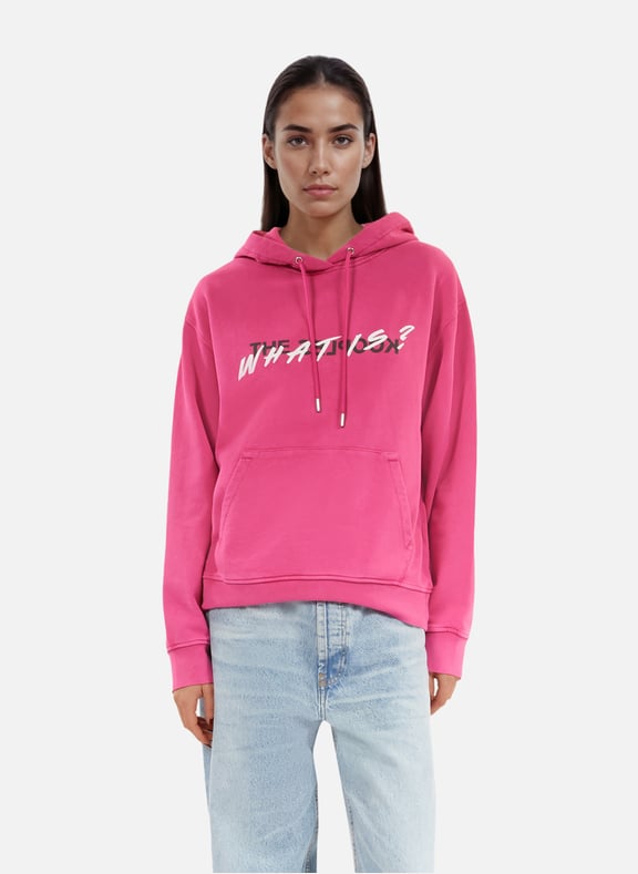 Sweatshirt à capuche what is Rose by THE KOOPLES THE KOOPLES Sweatshirt à capuche what is Rose