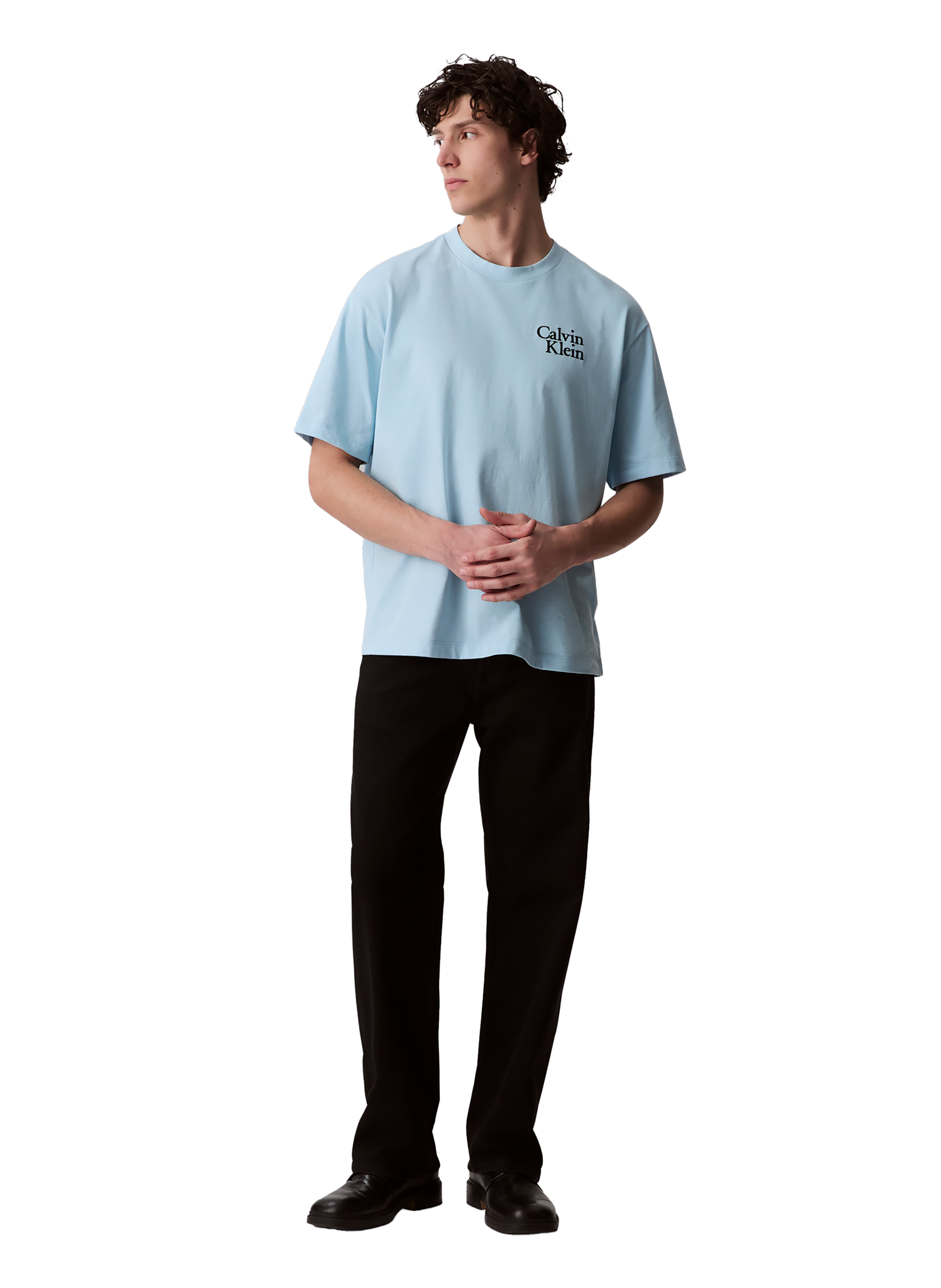 Classic Cotton T-Shirt CALVIN KLEIN Blue