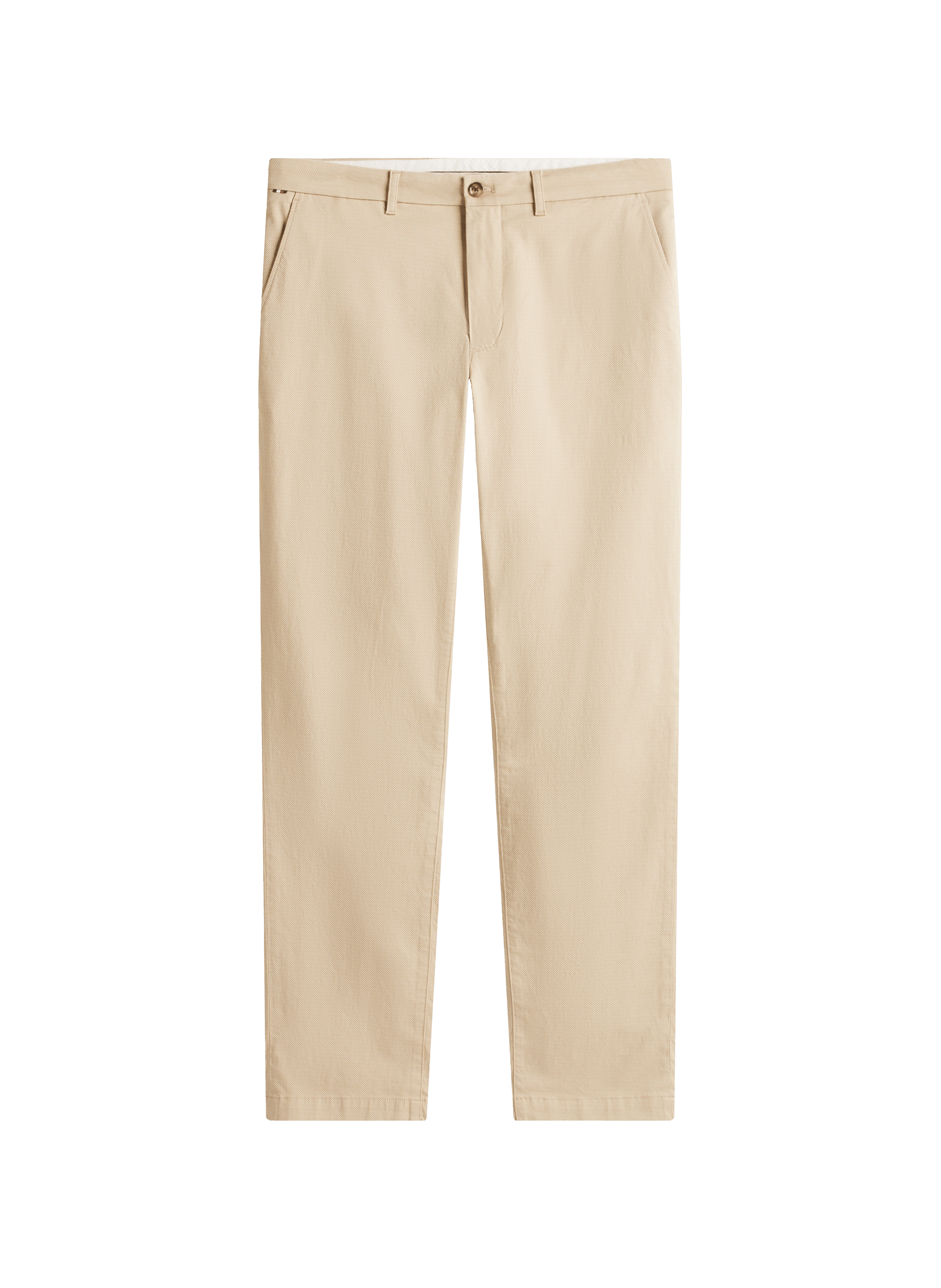 Straight cotton chinos TOMMY HILFIGER Beige