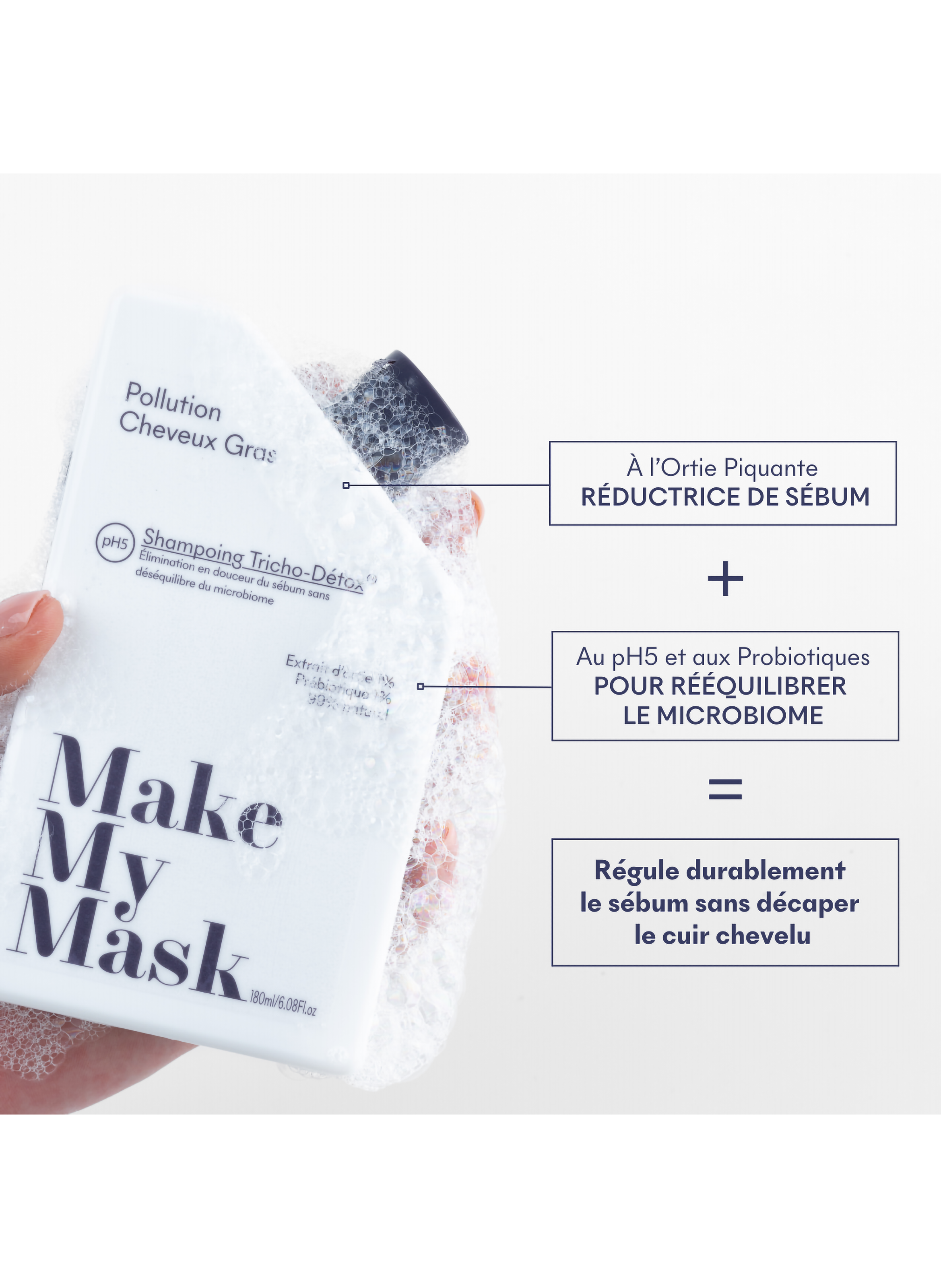 Shampoing Tricho-Detox MAKE MY MASK No color