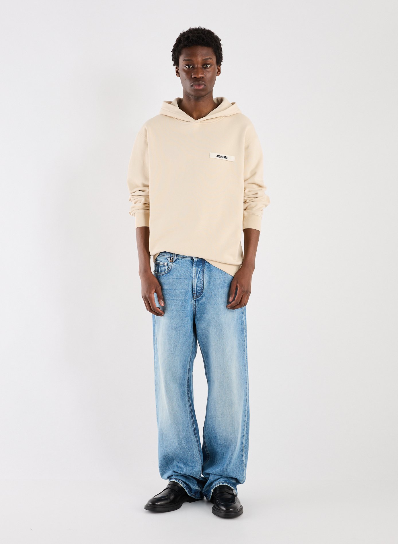 Loose-fit cotton sweatshirt JACQUEMUS Beige
