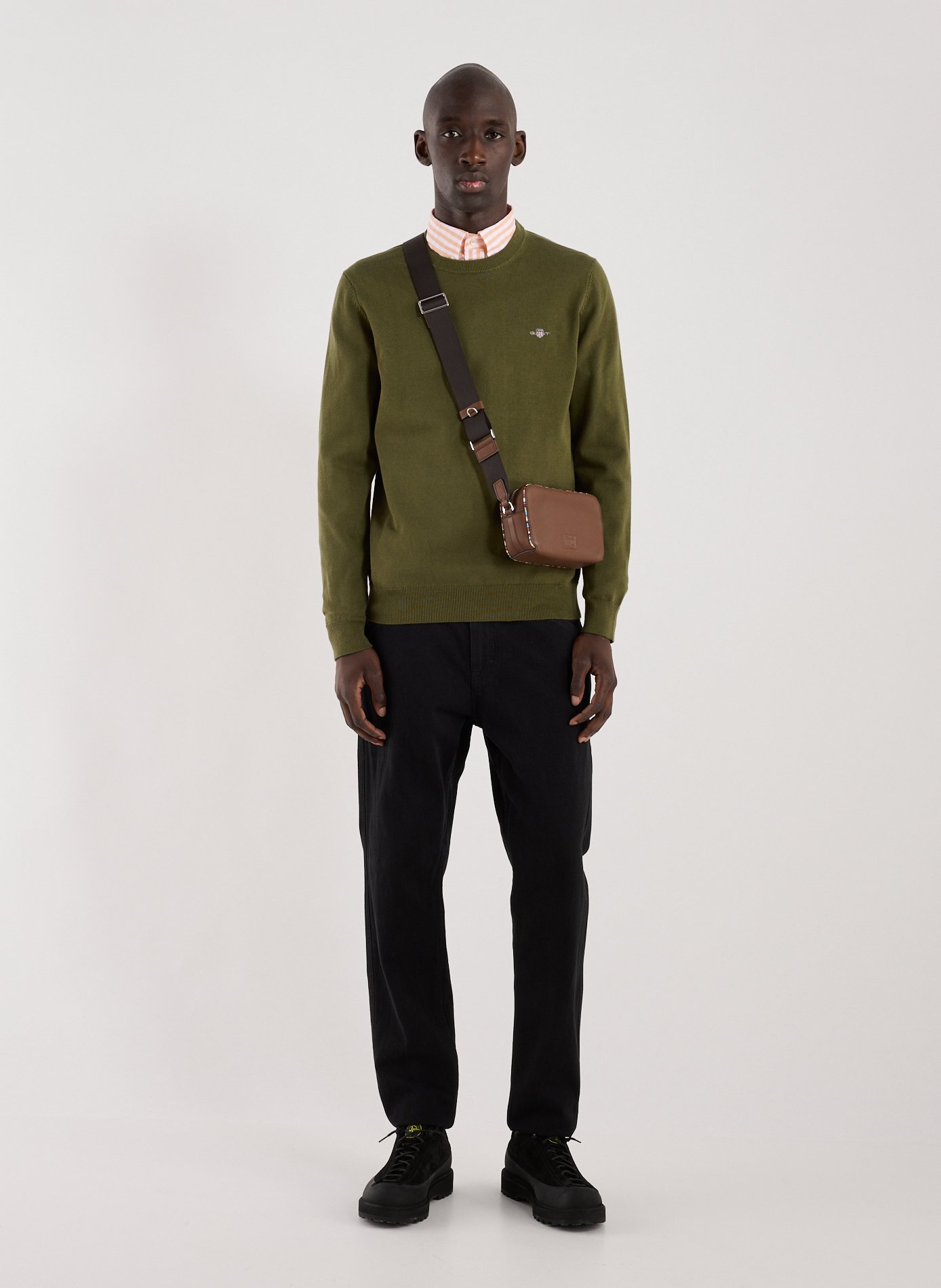 Cotton round neck Sweatshirt GANT Green