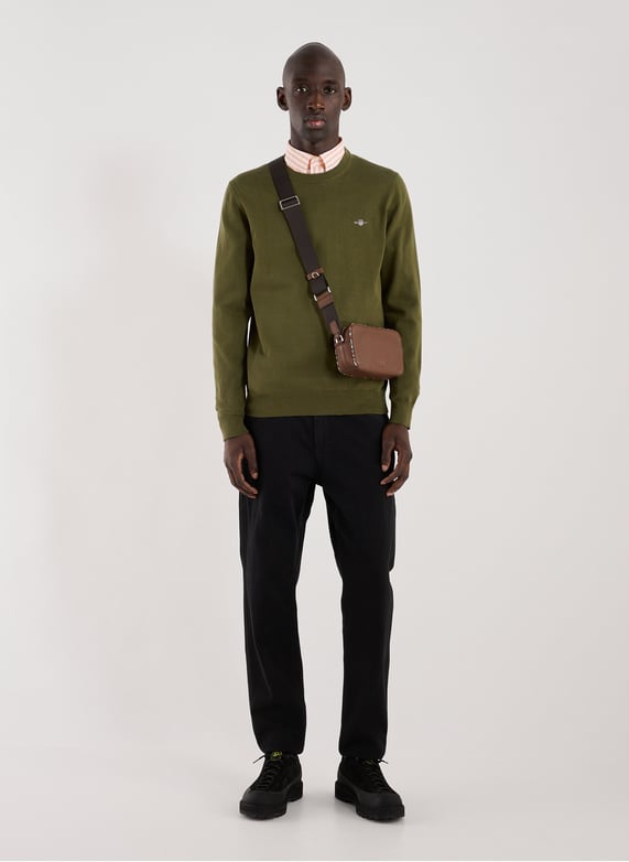 PULL COL ROND EPAIS - VERT – Le Grand Comptoir PULL COL ROND EPAIS - VERT – Le Grand Comptoir
