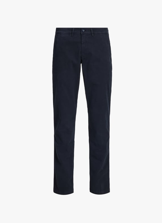 Pantalon droit uni en coton mélangé | Bleu by EDEN PARK Pantalon droit uni en coton mélangé Bleu
