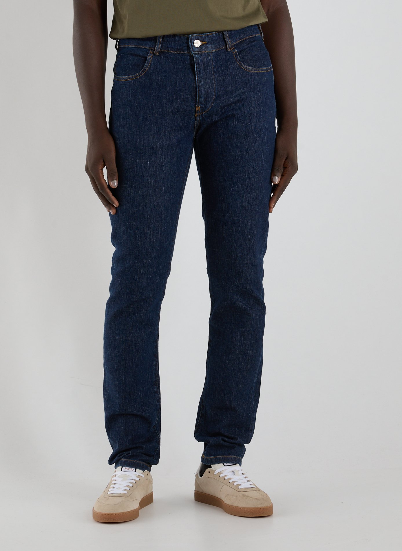 NOTIFY Cotton-blend jeans Blue