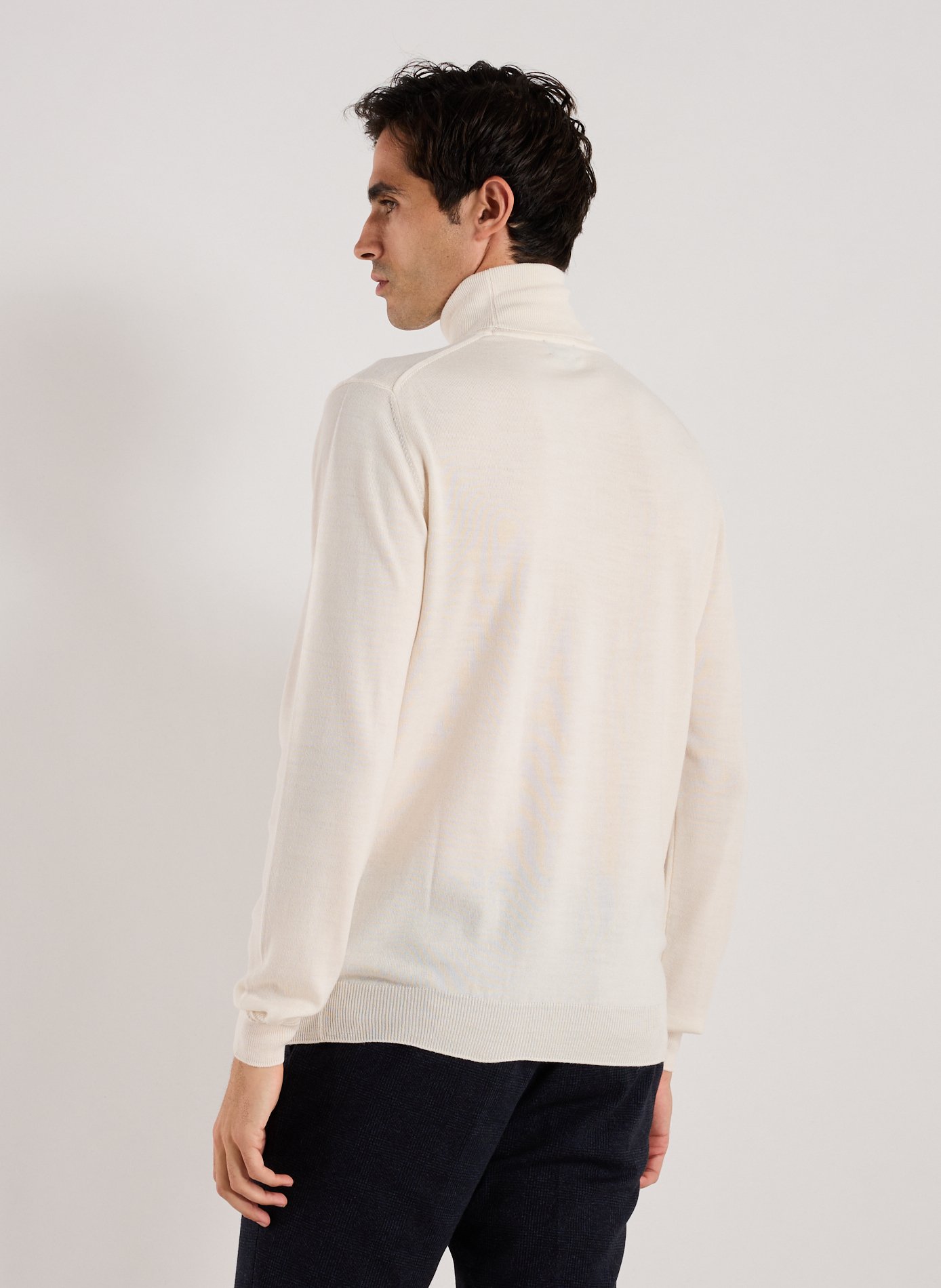 Roll-neck wool Jumper  FACONNABLE White