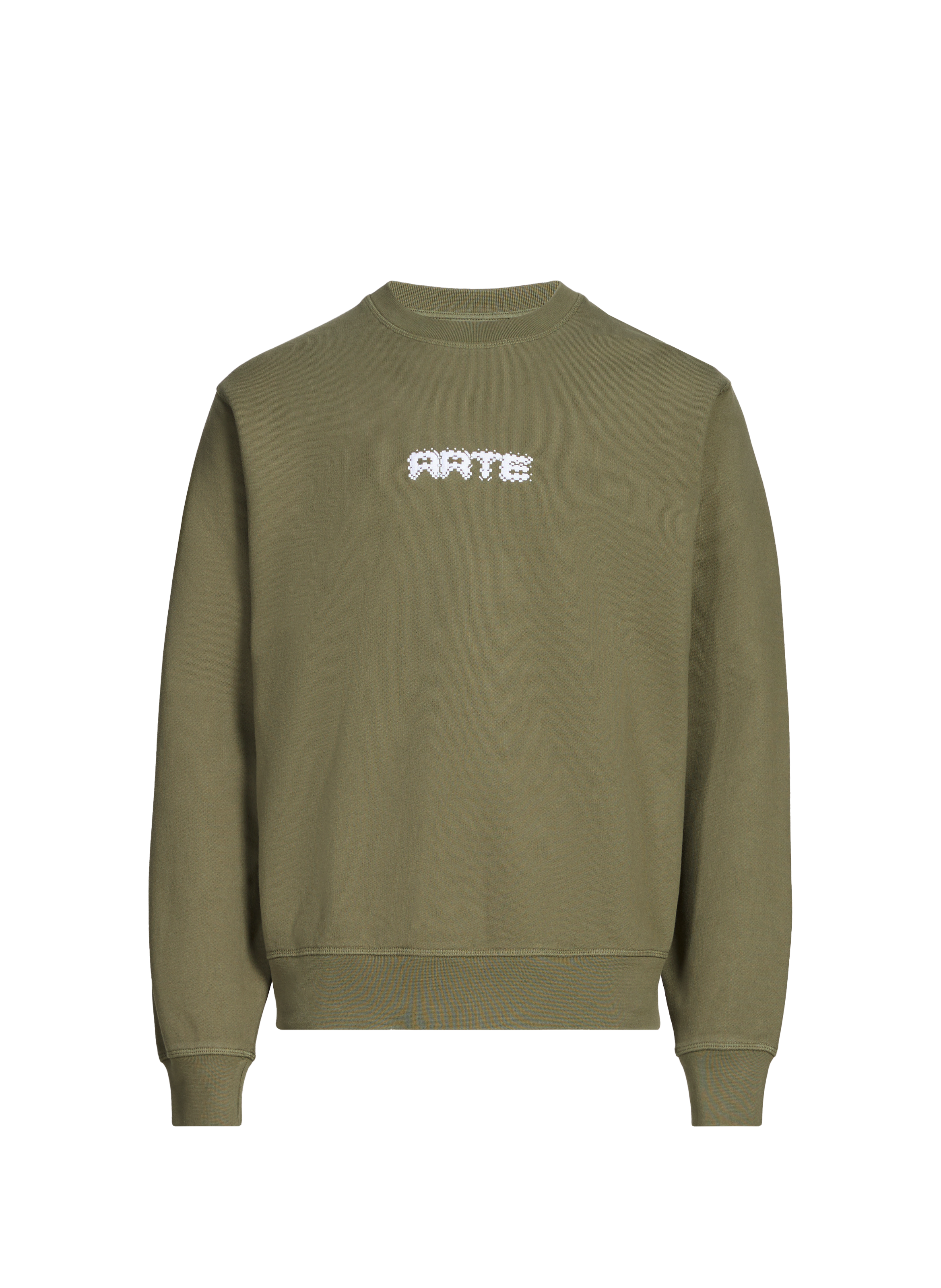 Sweat brodé en coton ARTE ANTWERP Kaki