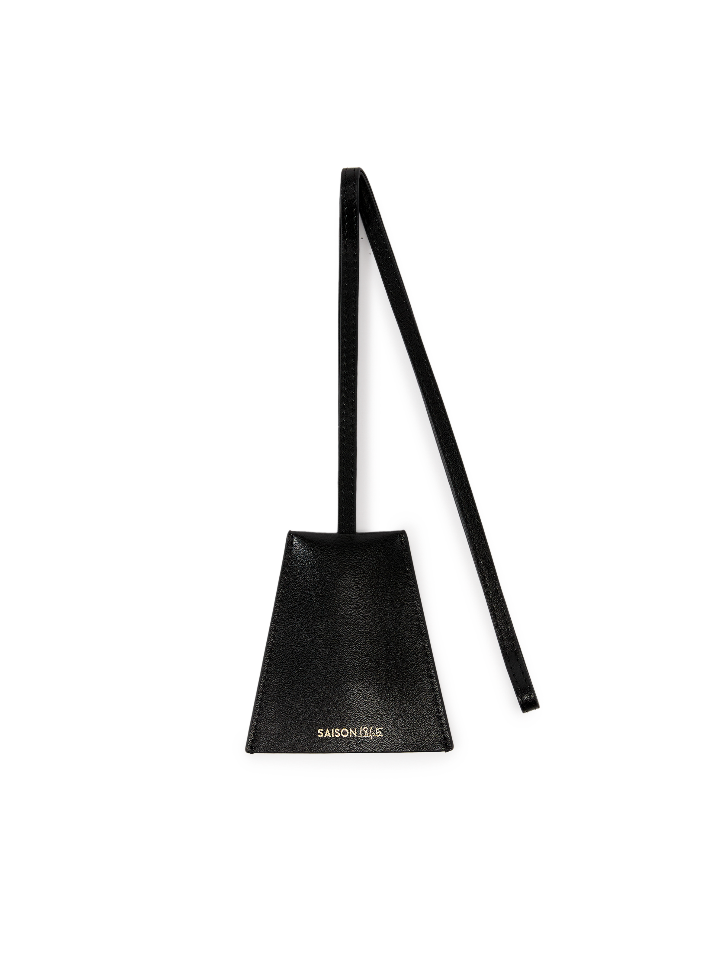 SAISON 1865 Leather Key Ring Black