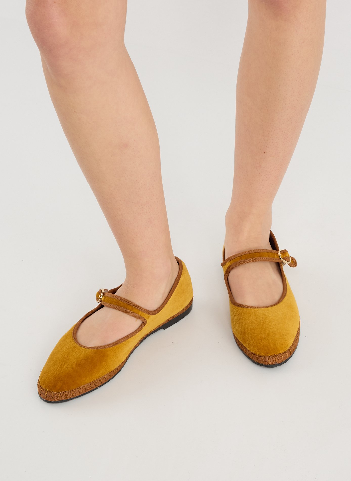 Ballerines Amaranta en velours FLABELUS Jaune