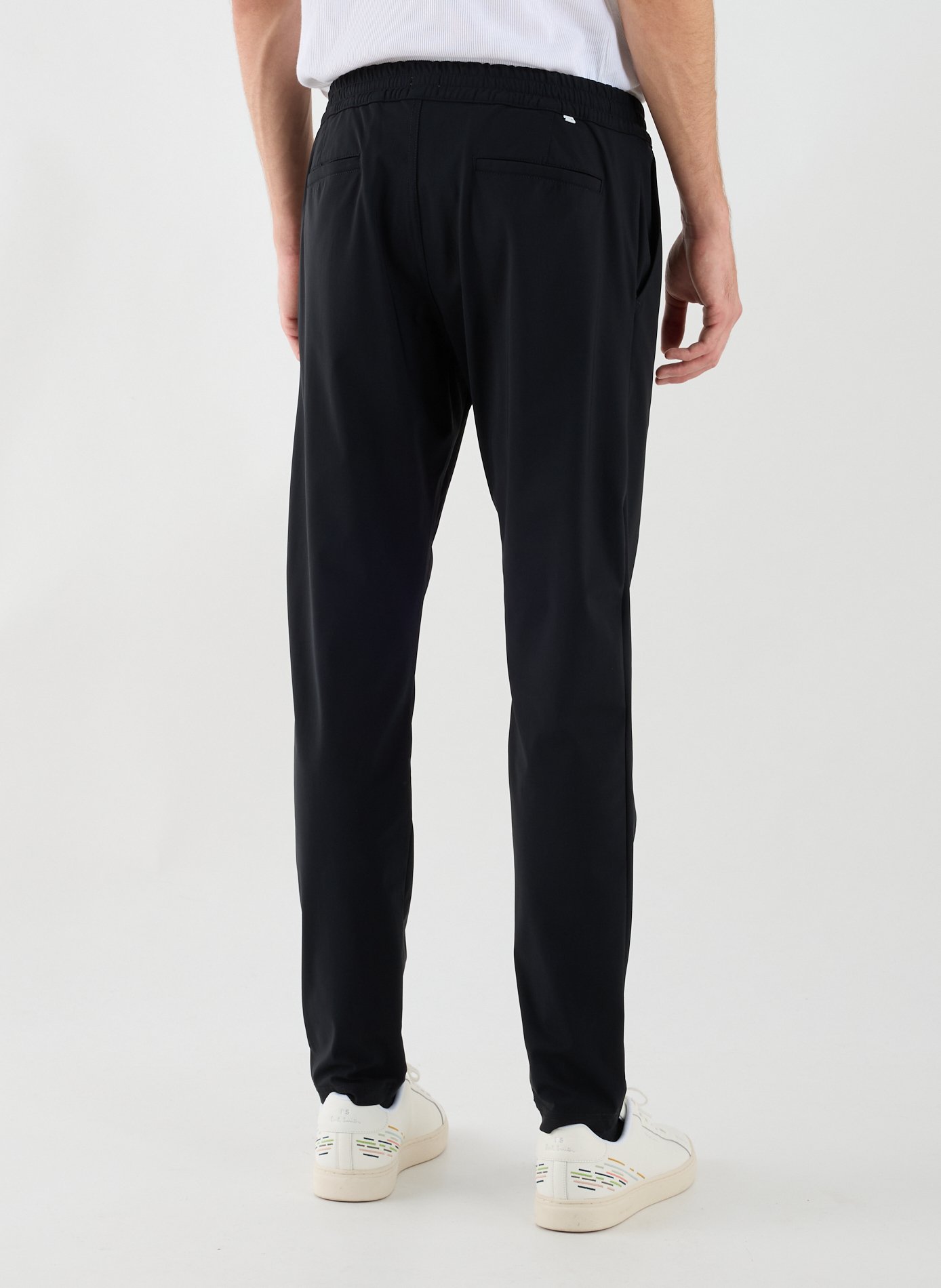 Plain slim-fit trousers 1789 CALA Black