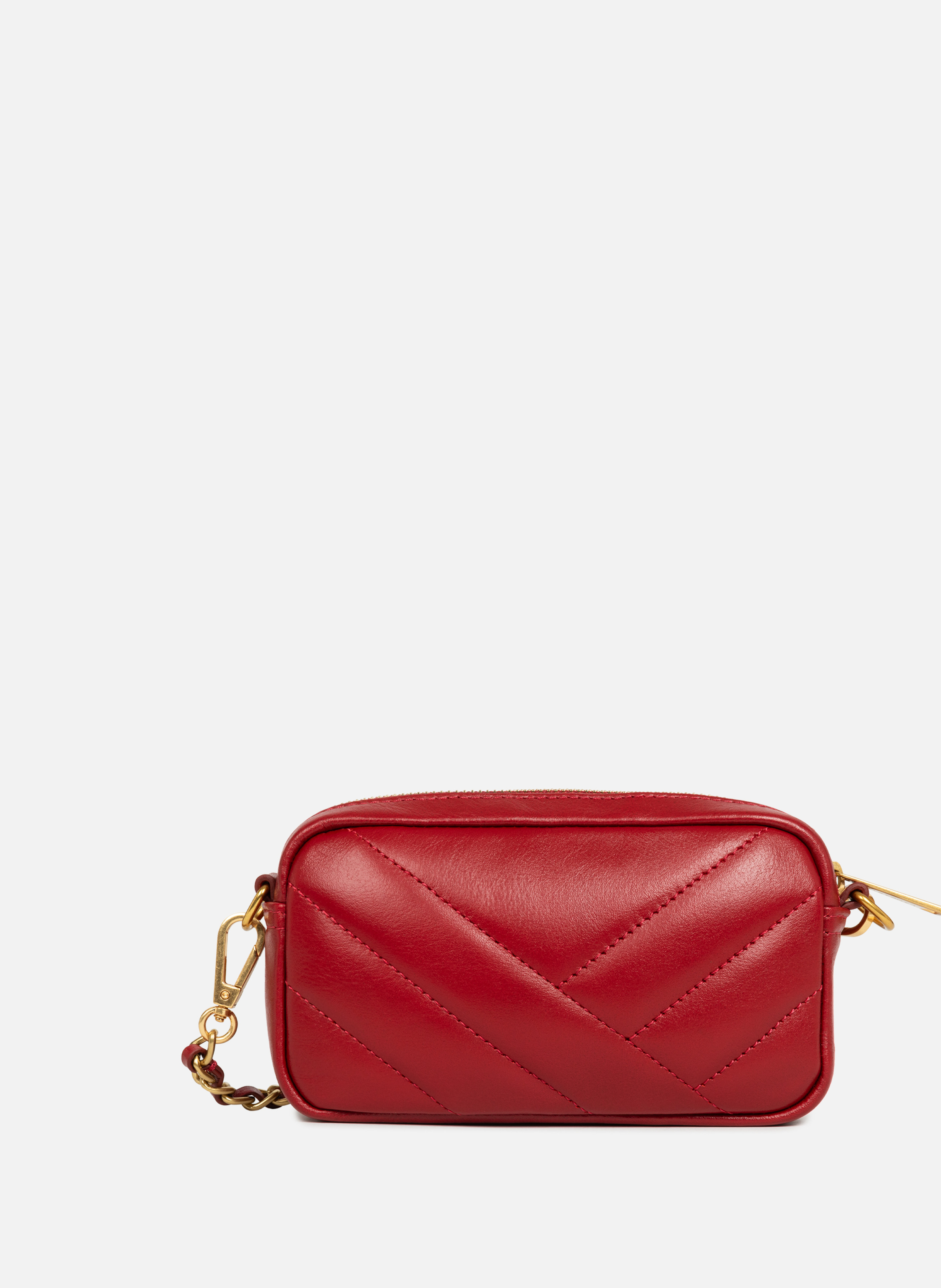 Mini smartphone holder - Soft Matelassé LANCASTER Red