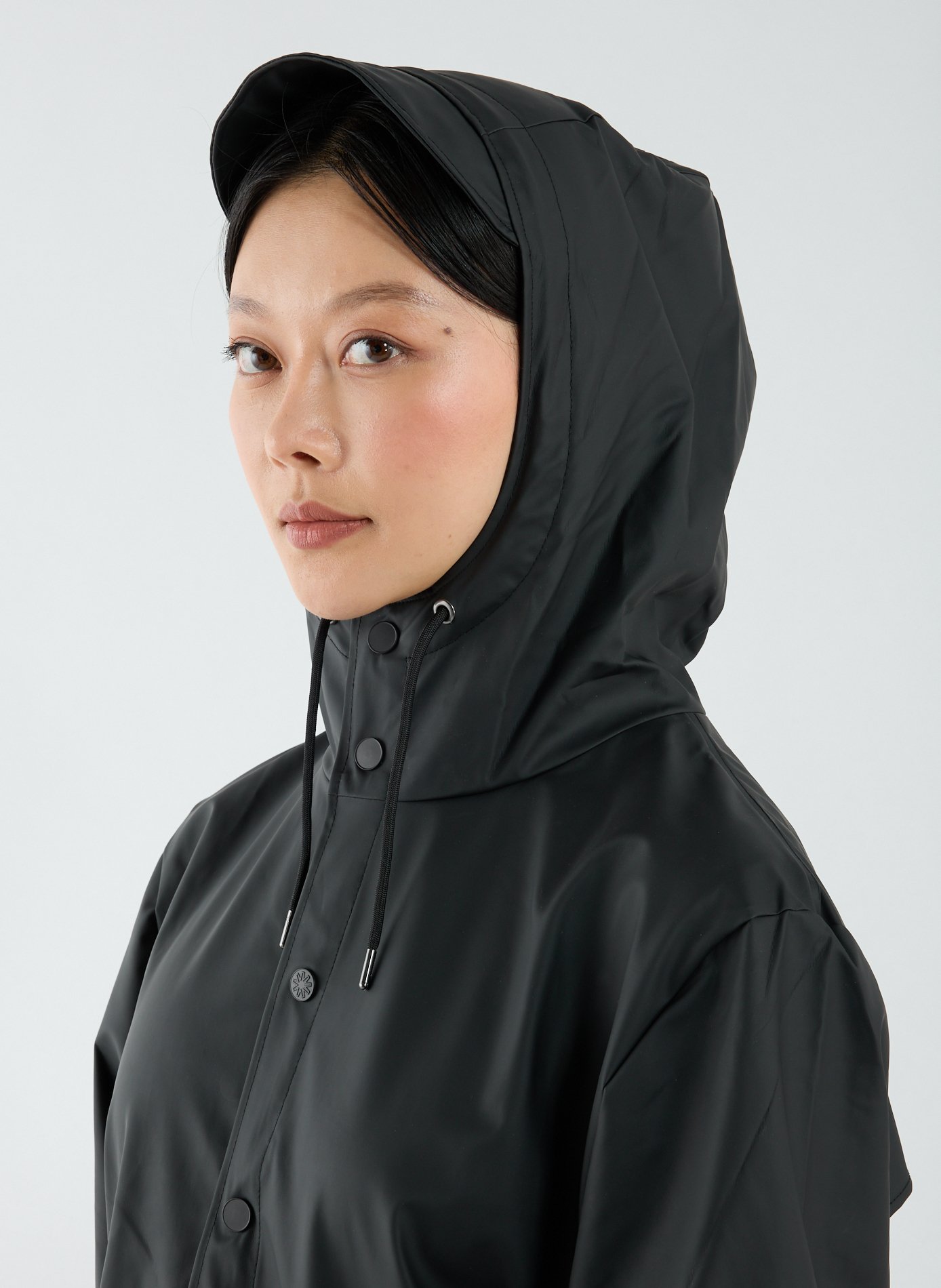 Long W3 Parka RAINS Black