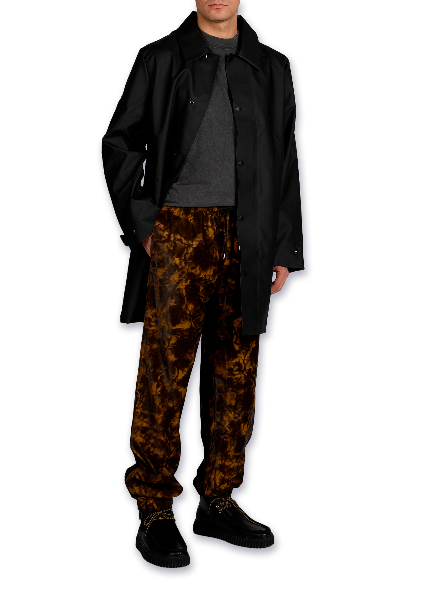 Long waterproof Nara coat RAINS Black