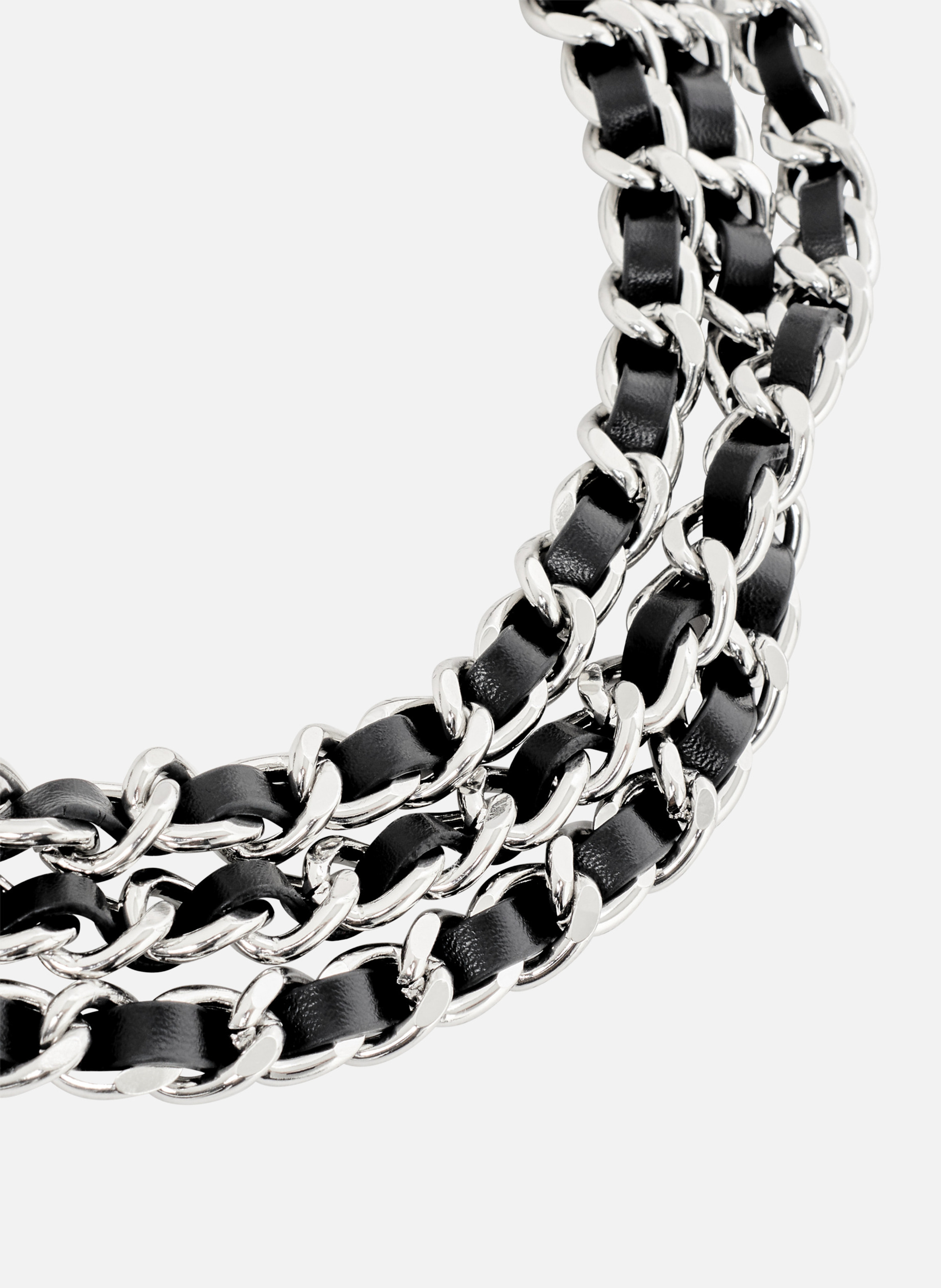Collier chaînes THE KOOPLES Gris