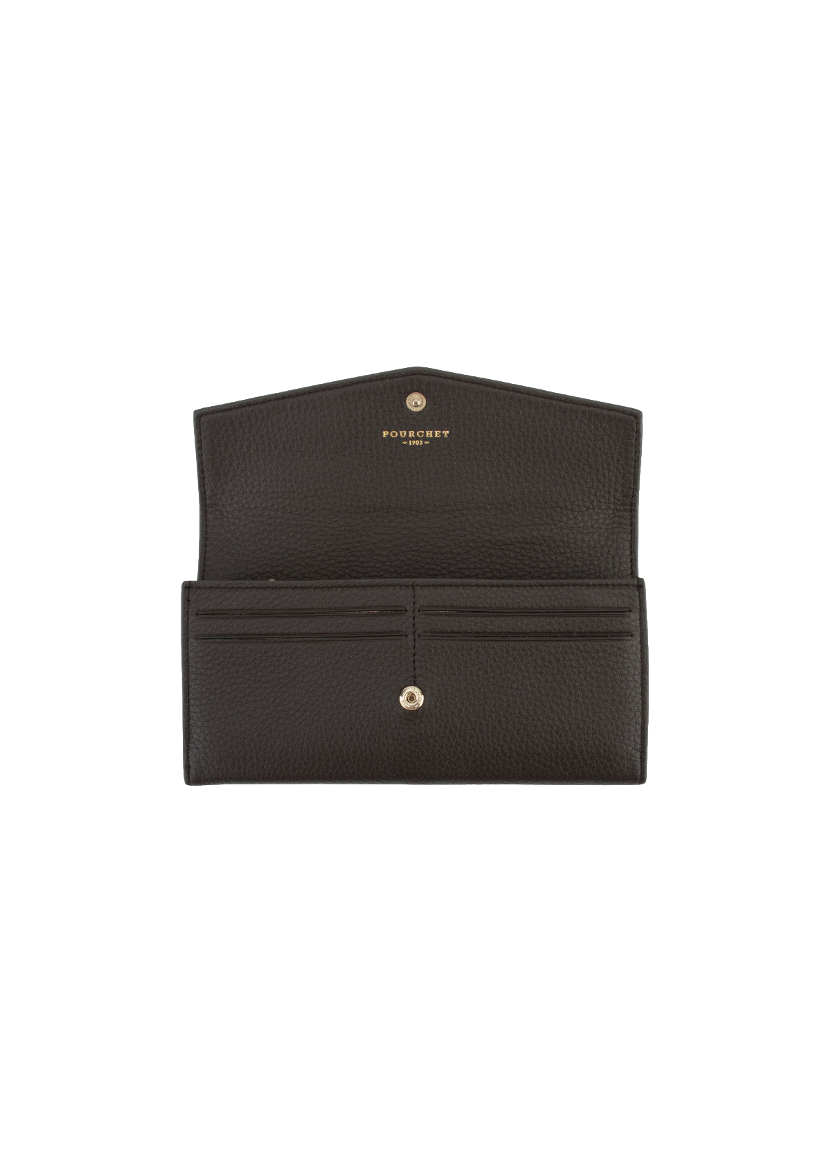 Club | porte-monnaie gm en cuir de veau POURCHET Noir