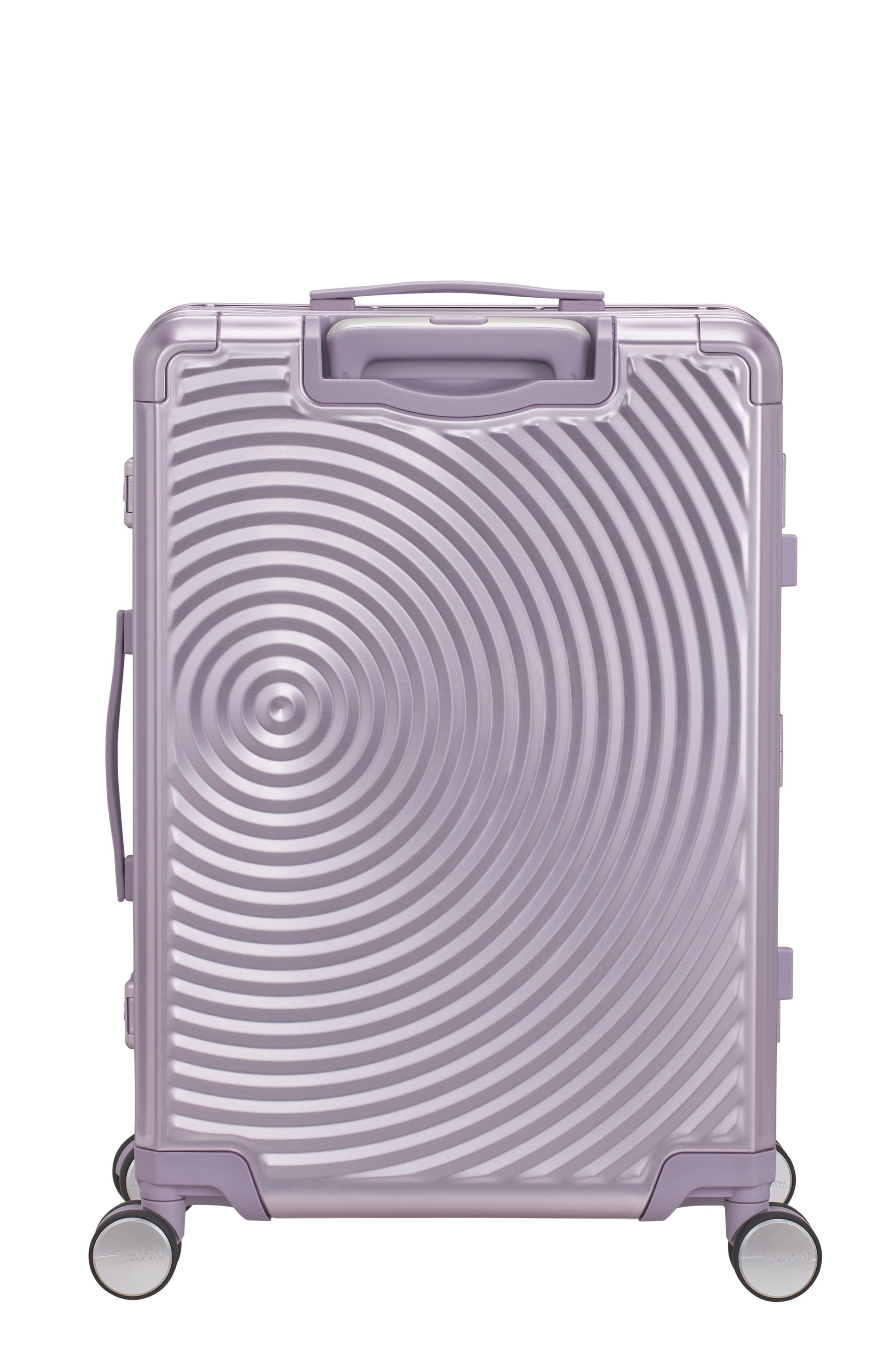 Soundbox alu valise 4 roues taille m AMERICAN TOURISTER Violet