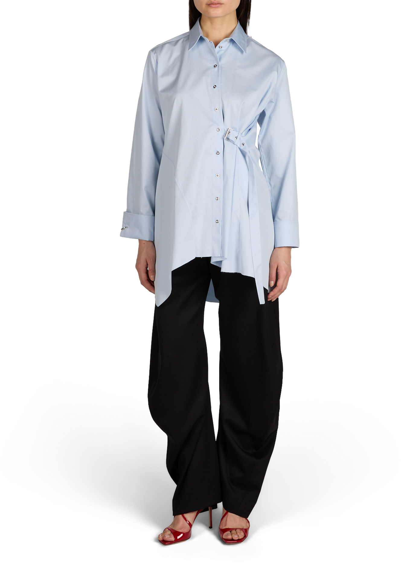 Pantalon ample en laine ACNE STUDIOS Noir