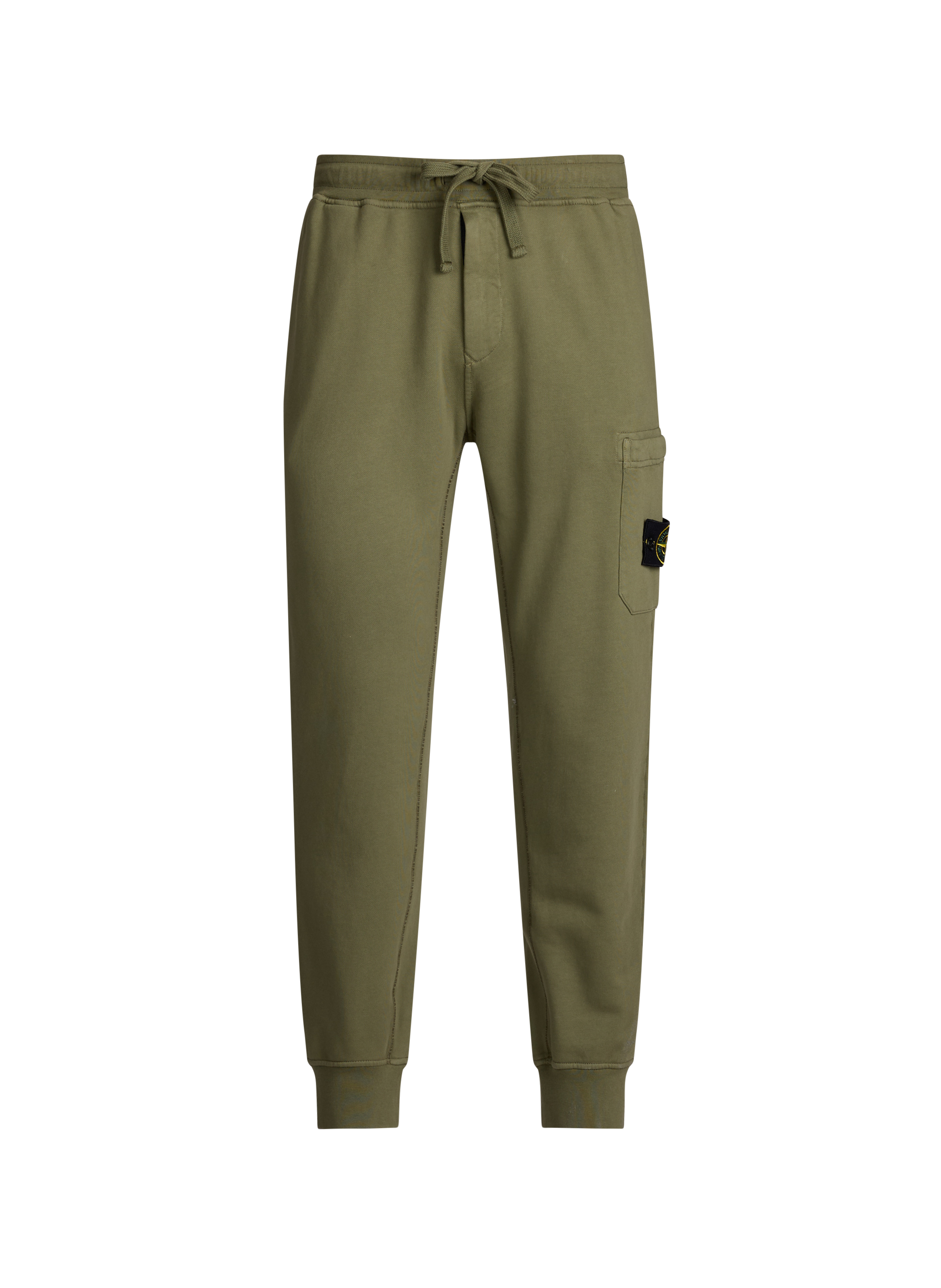 Cotton joggers STONE ISLAND Khaki