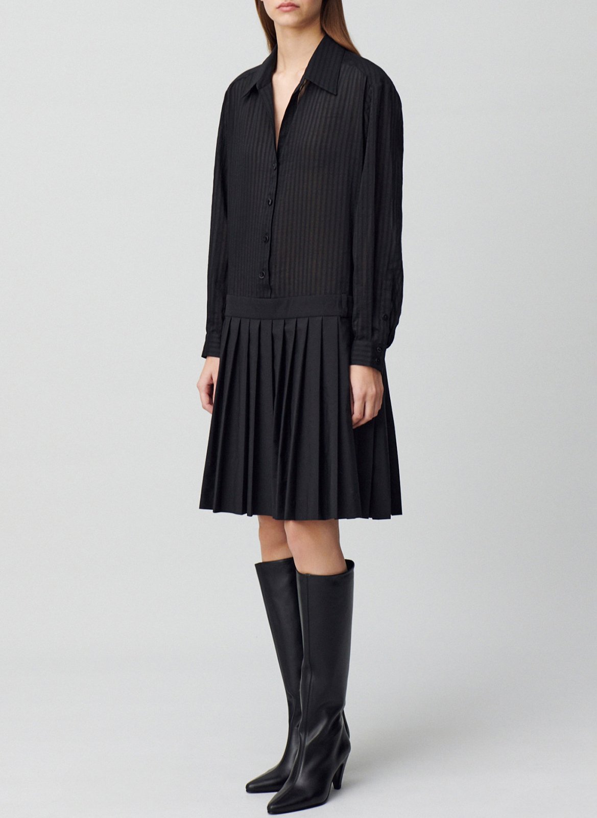 Robe courte col classique CLAUDIE PIERLOT Noir