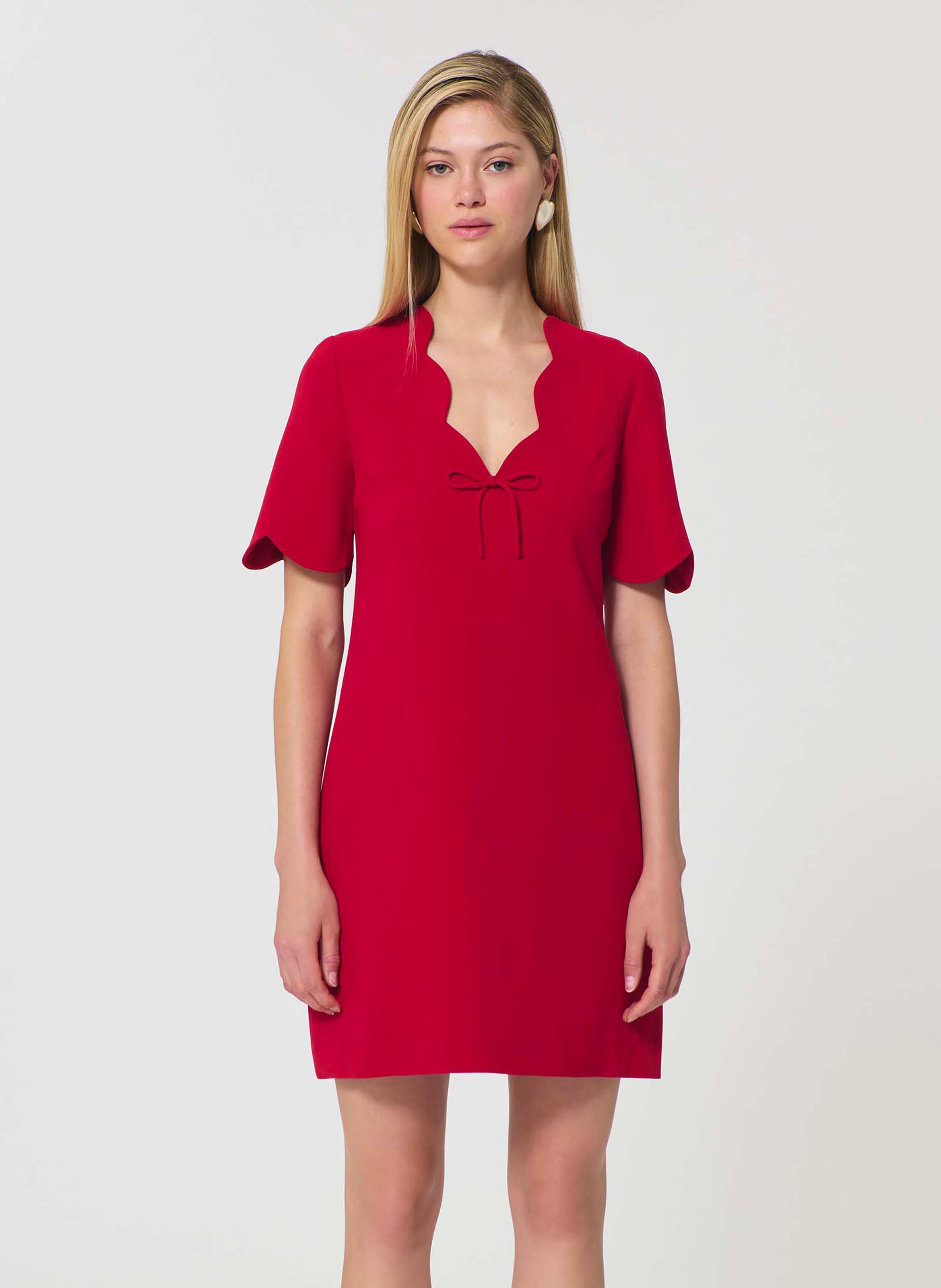Robe romelina TARA JARMON Rouge