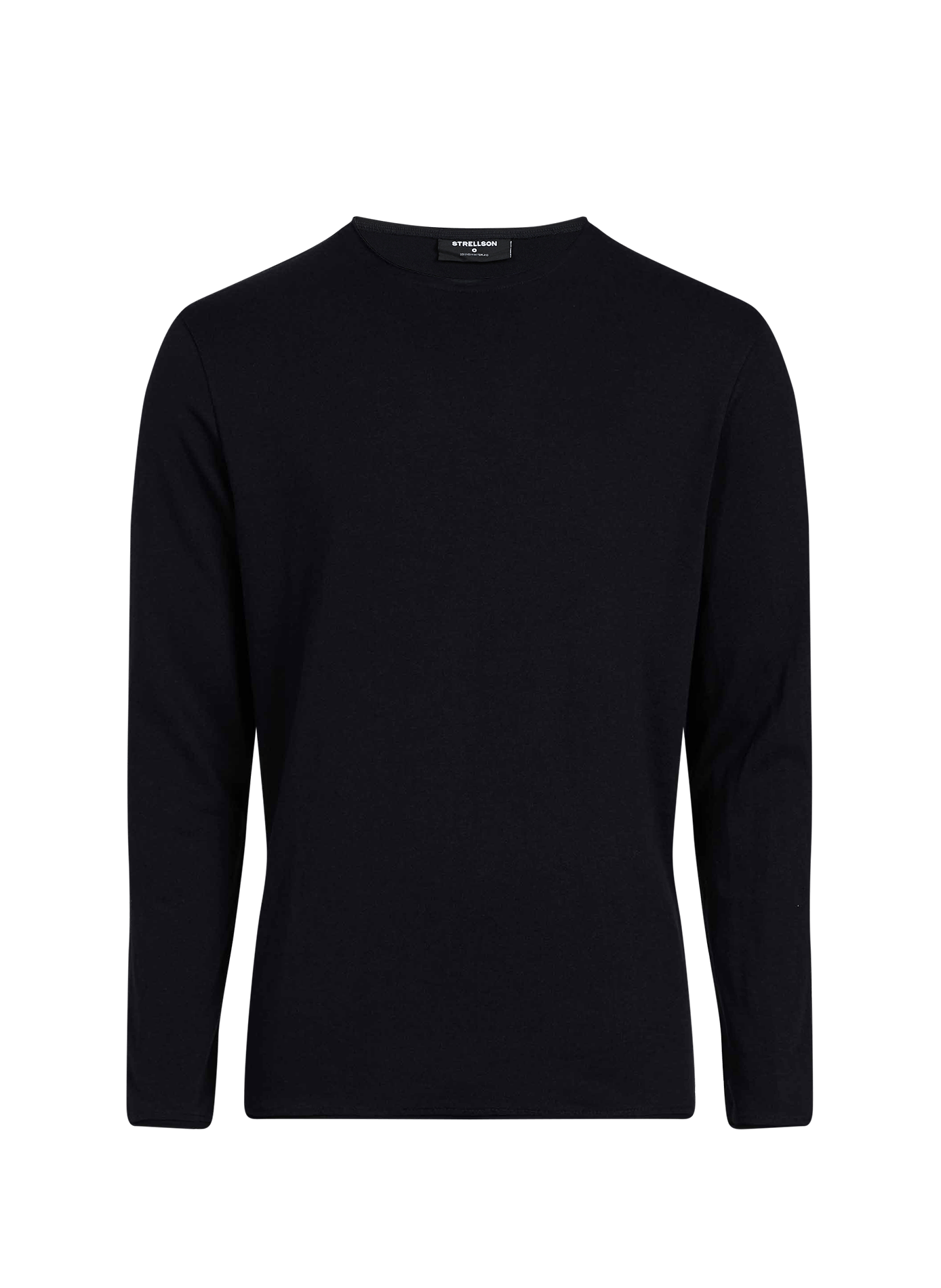 Prospect long-sleeve cotton blend T-shirt STRELLSON Blue