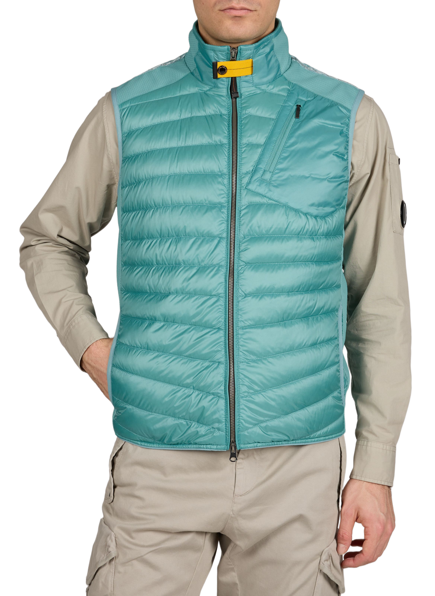 Doudoune Zavier sans manches à col montant PARAJUMPERS Bleu