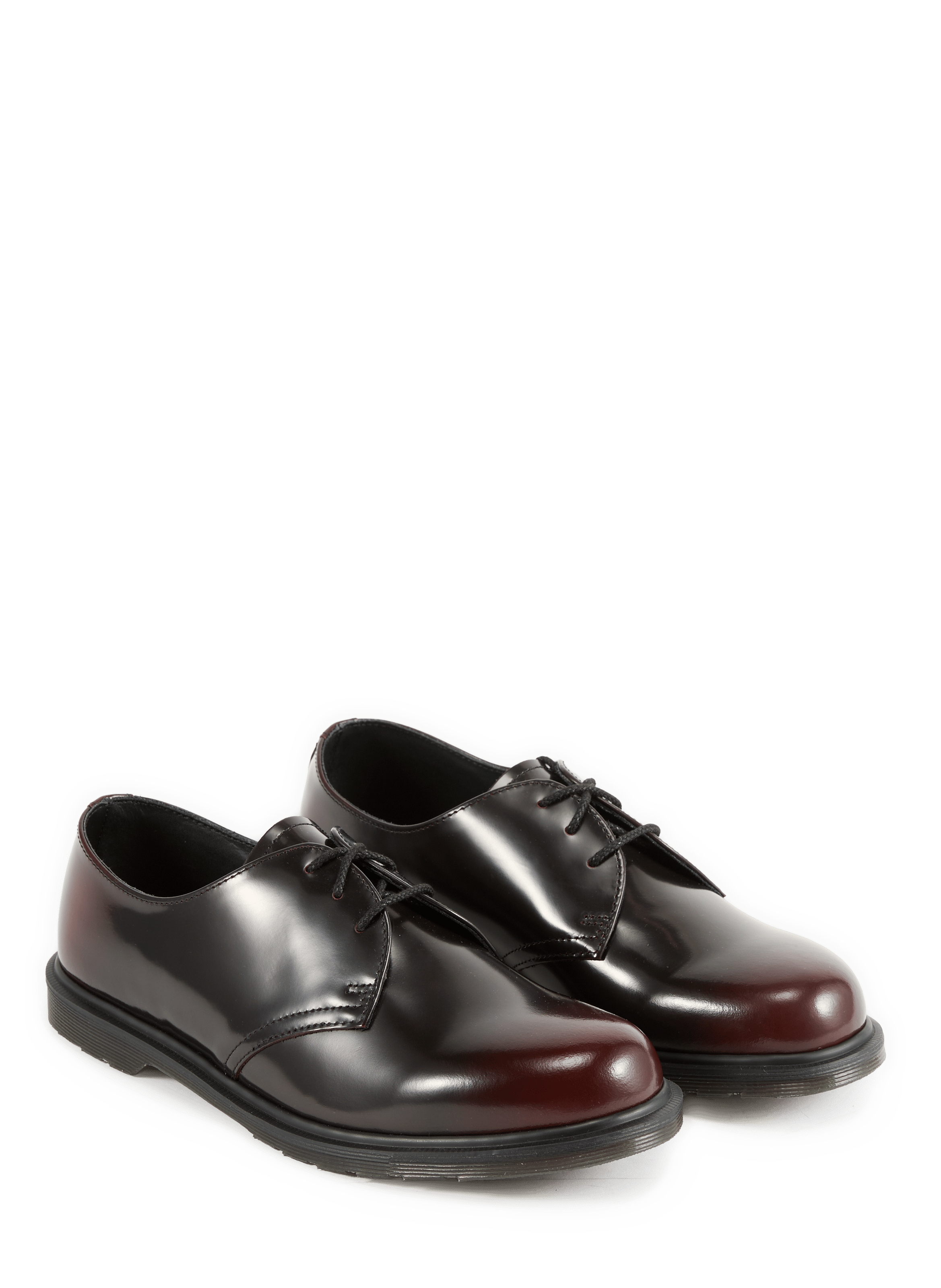 Derbies Mayfare en cuir verni DR. MARTENS Rouge