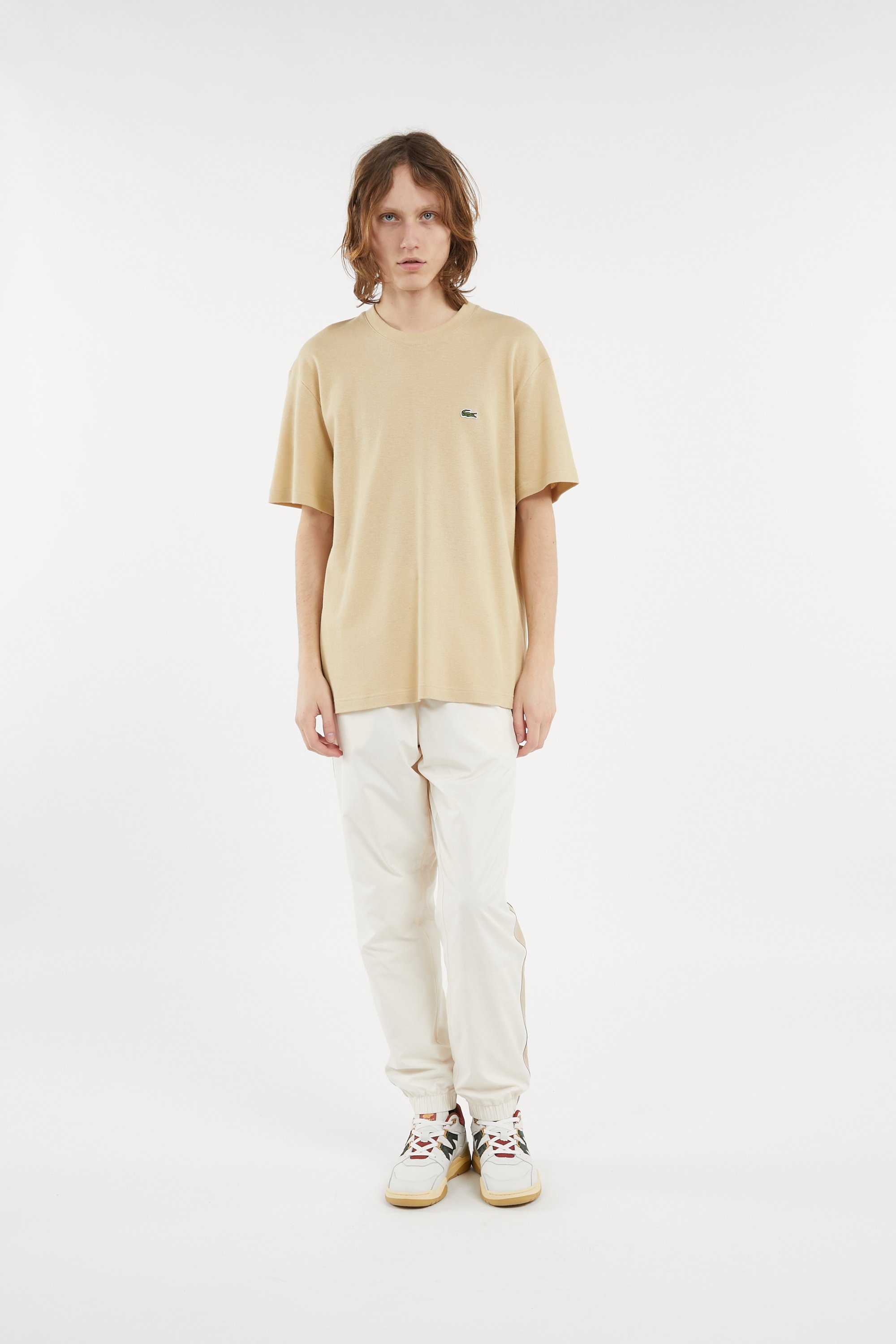 T-shirt tee-shirt LACOSTE Beige