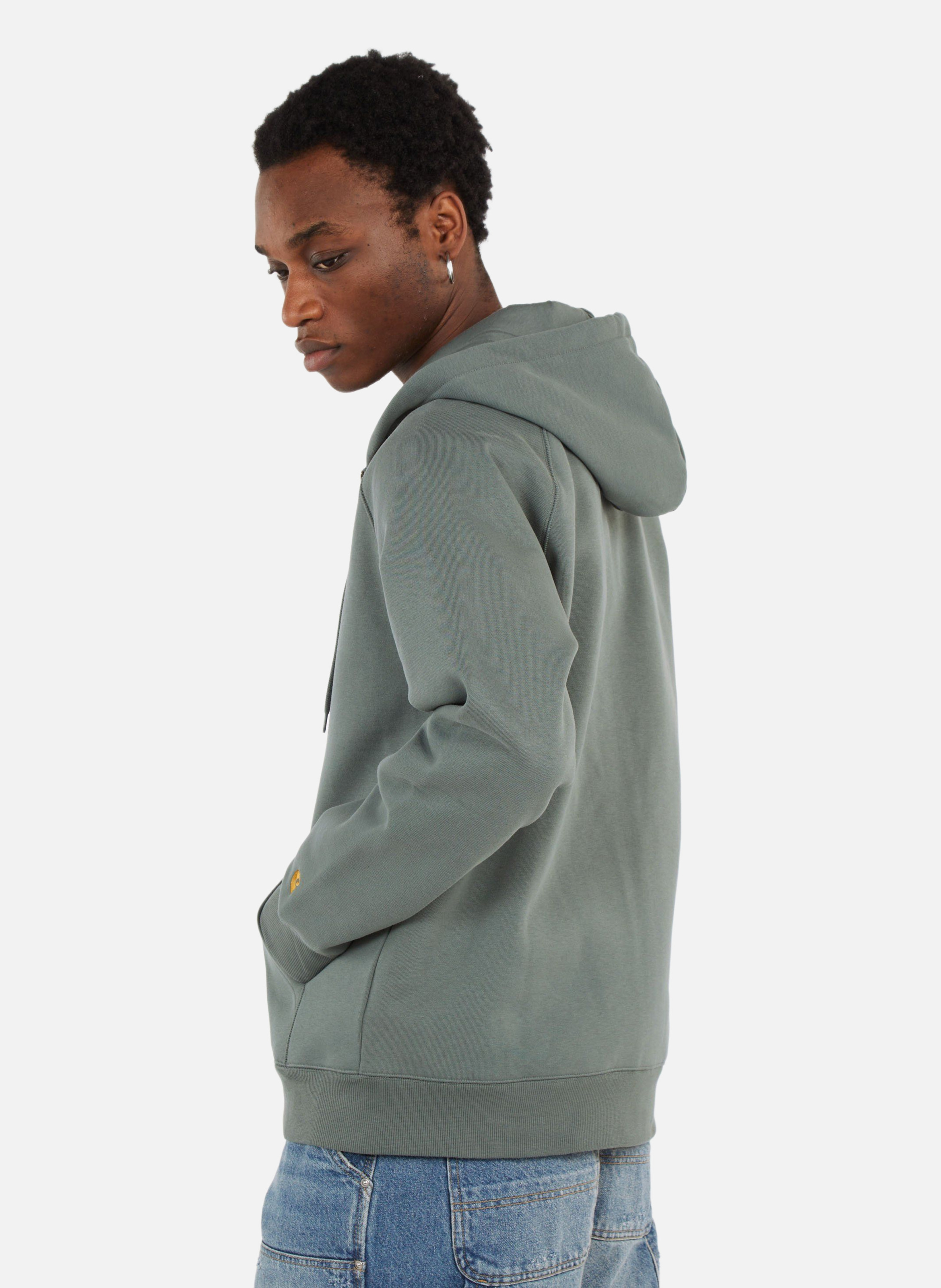 Hoodie zippé hooded chase CARHARTT WIP Vert
