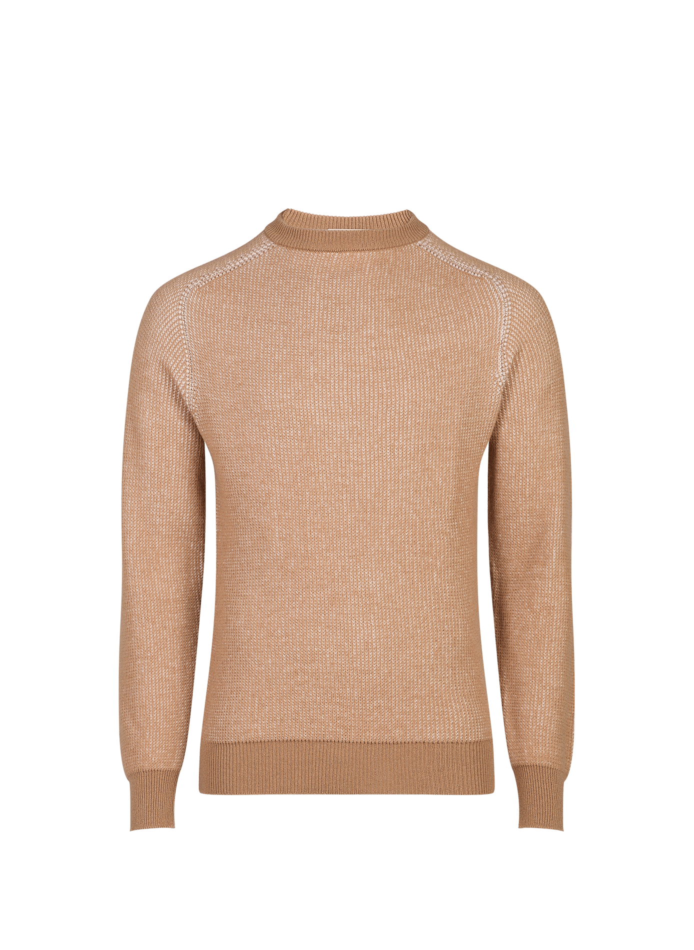 Straight wool and cashmere sweater AURELIEN Beige