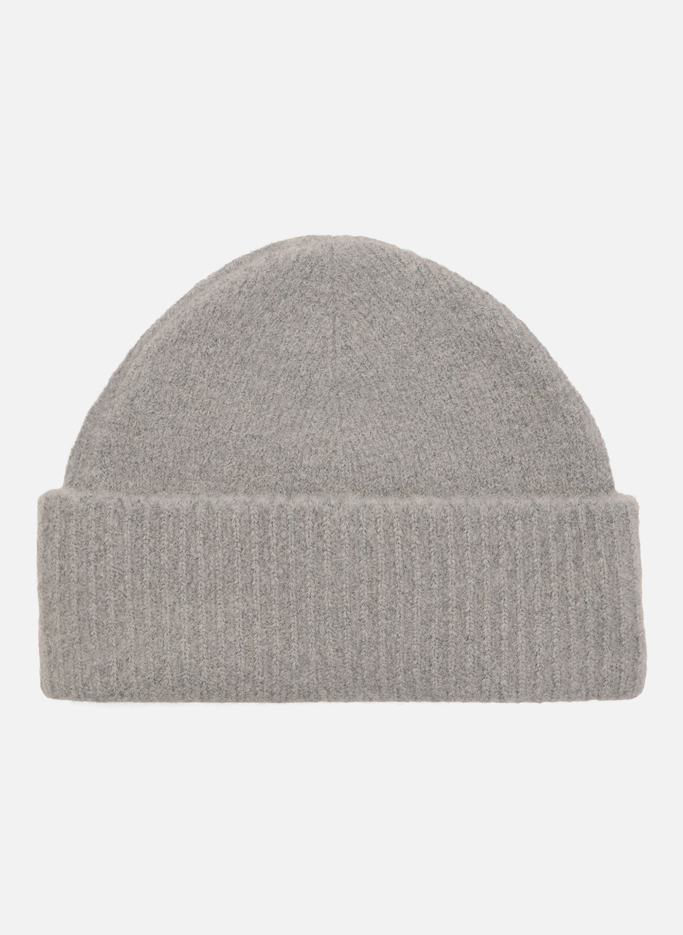 Bonnet unisexe en alpaga ami de coeur AMI PARIS Gris