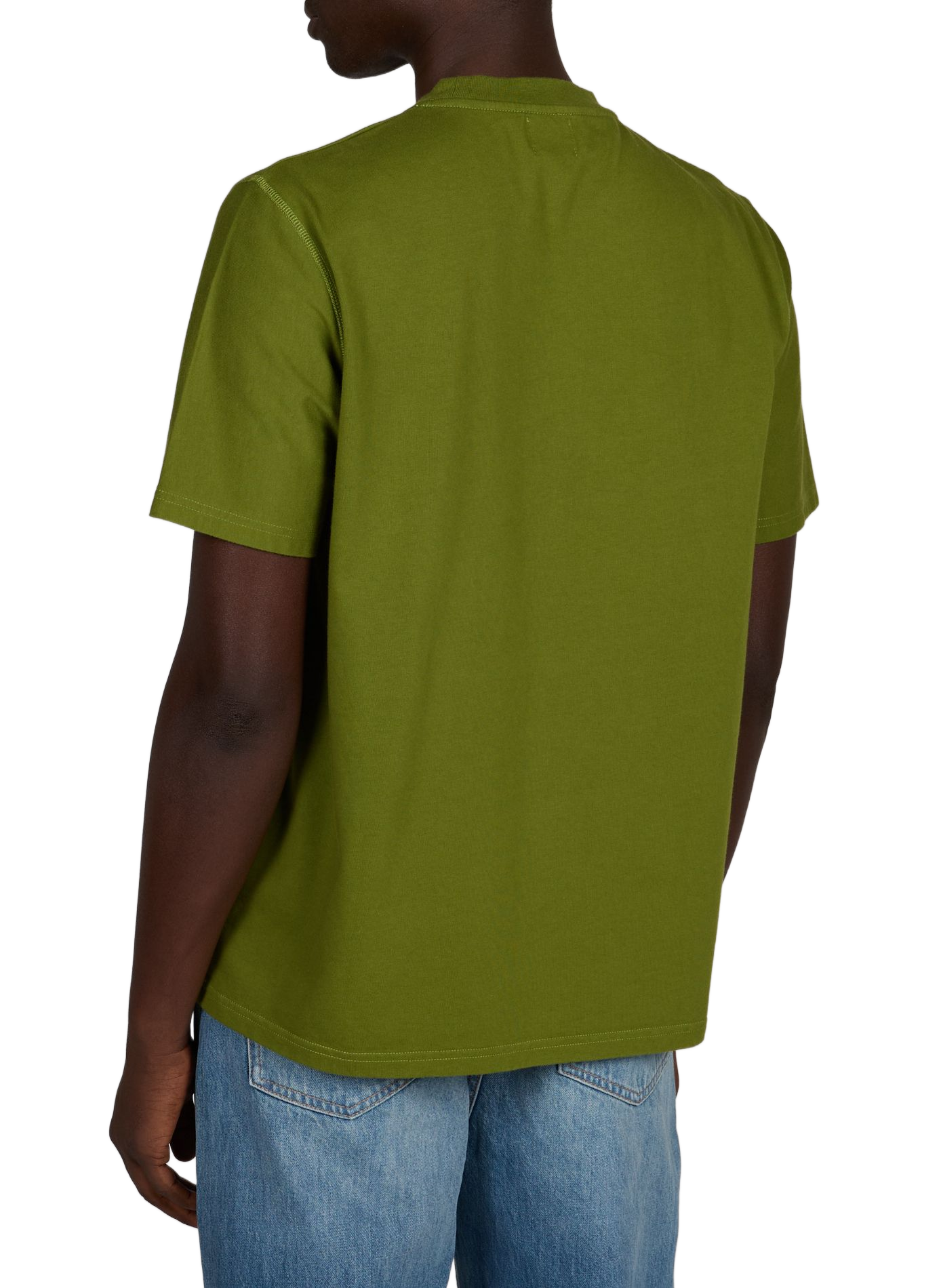 Tee-shirt oversize col rond en coton | Vert ARTE ANTWERP Homme