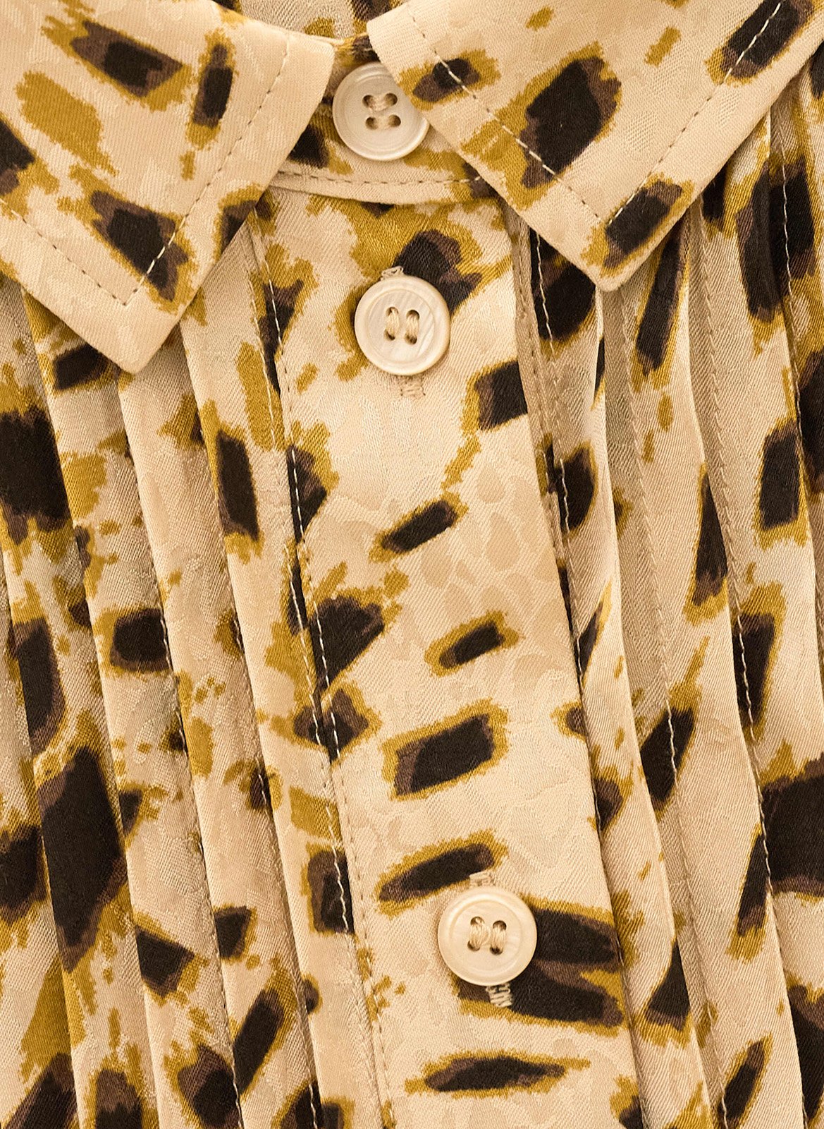 Recht bedrukt overhemd hony BA&SH Beige