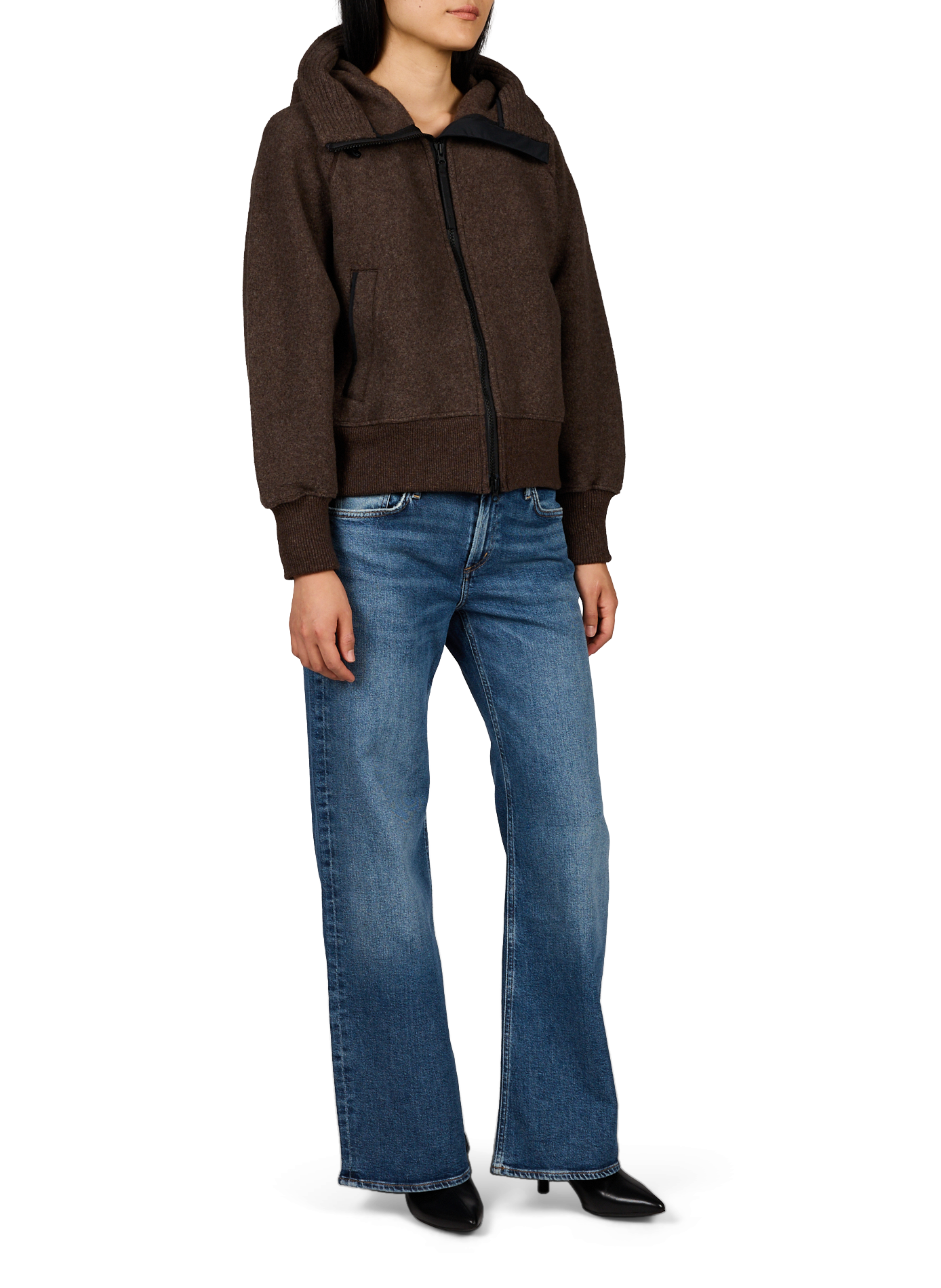 Kapuzenjacke Chilliwak aus Wollmischung CANADA GOOSE Braun