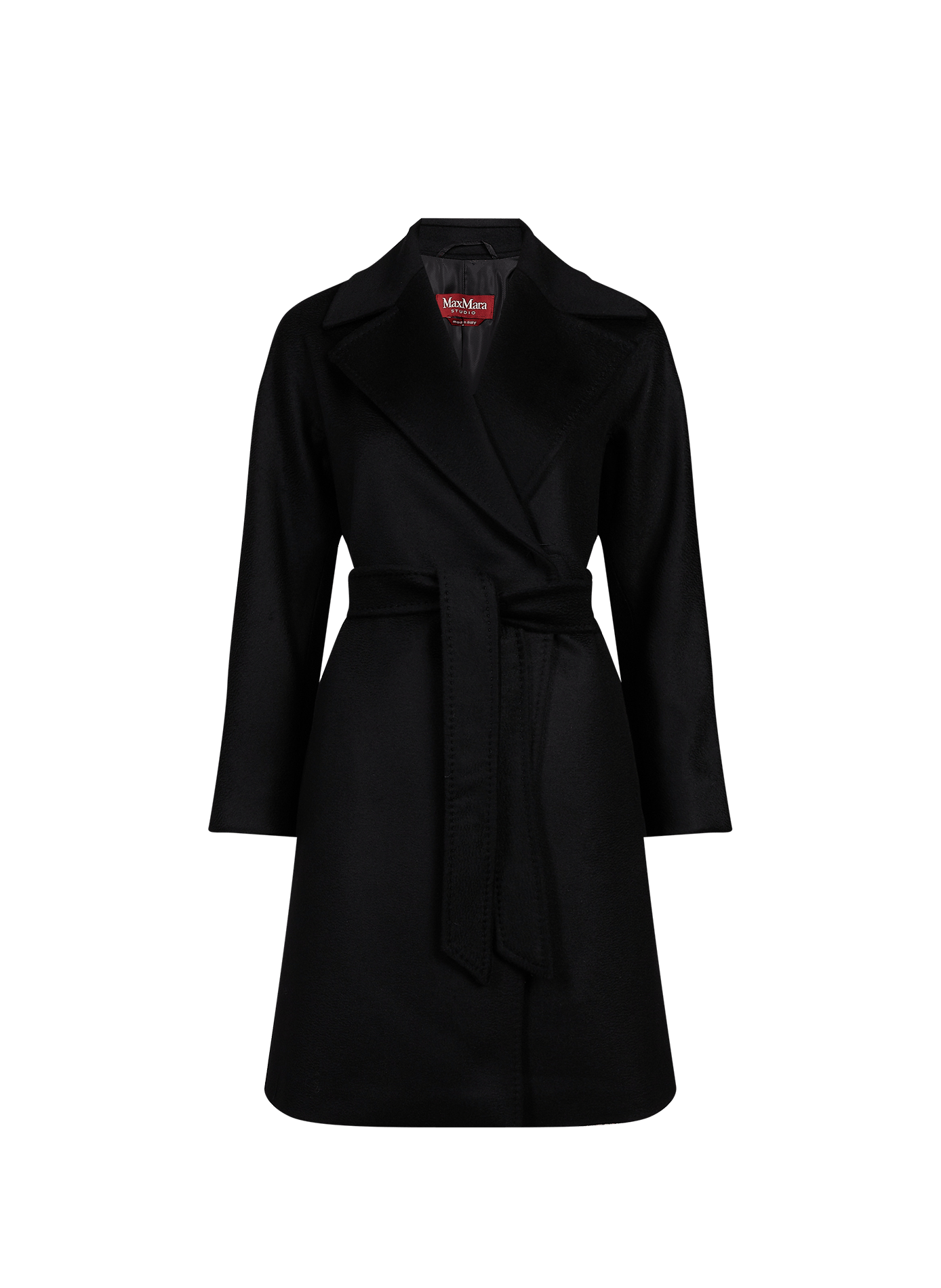 Jas Dravenna van wol MAX MARA STUDIO Zwart
