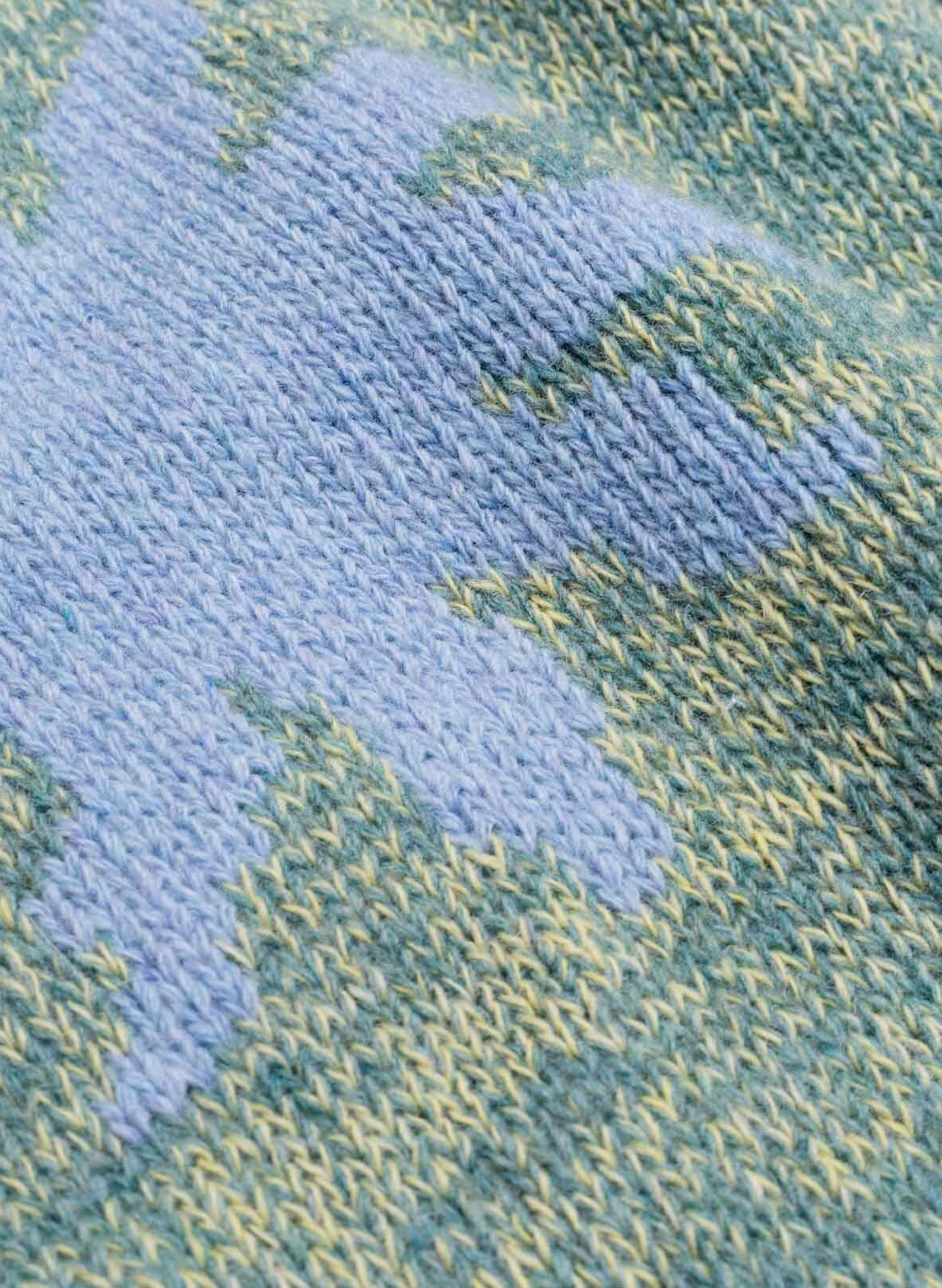 Gilet col classique en laine mélangée OLOW Vert