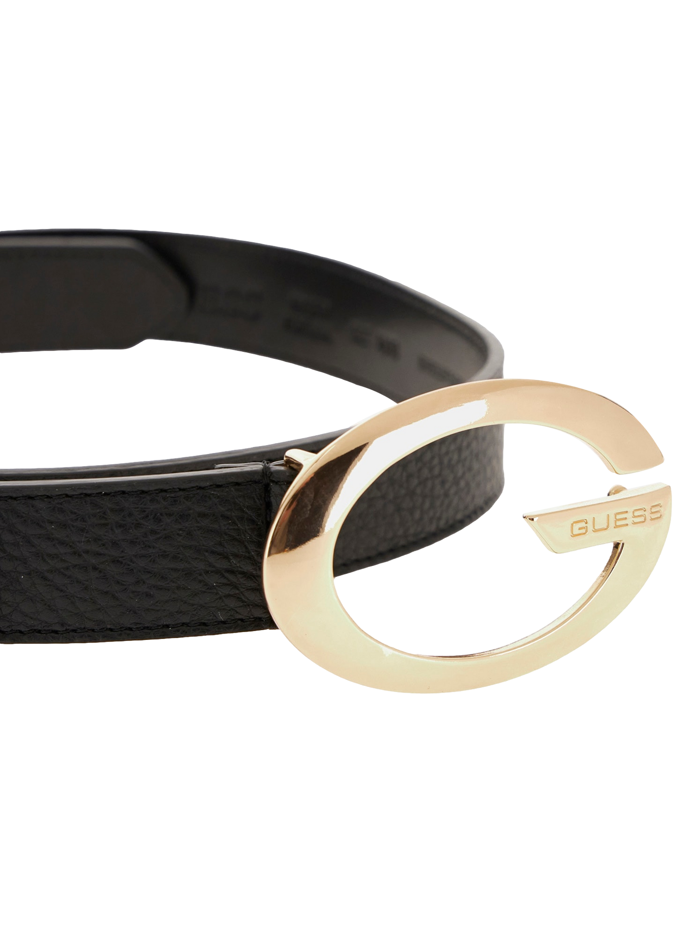 Ceinture effet cuir GUESS Noir