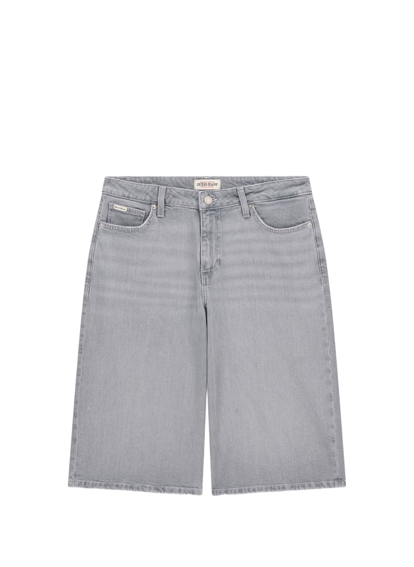 Long shorts in cotton-blend denim GUESS Blue